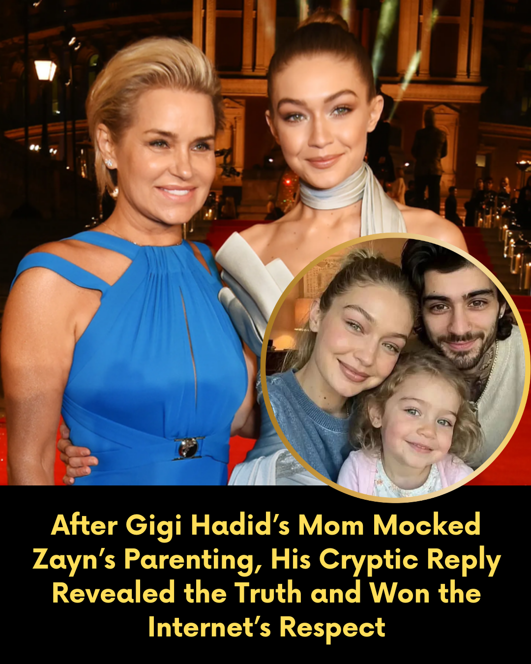 After Gigi Hadid’s Mom Mocked Zayn’s Parenting, His Cryptic Reply Revealed the Truth and Won the Internet’s Respect
