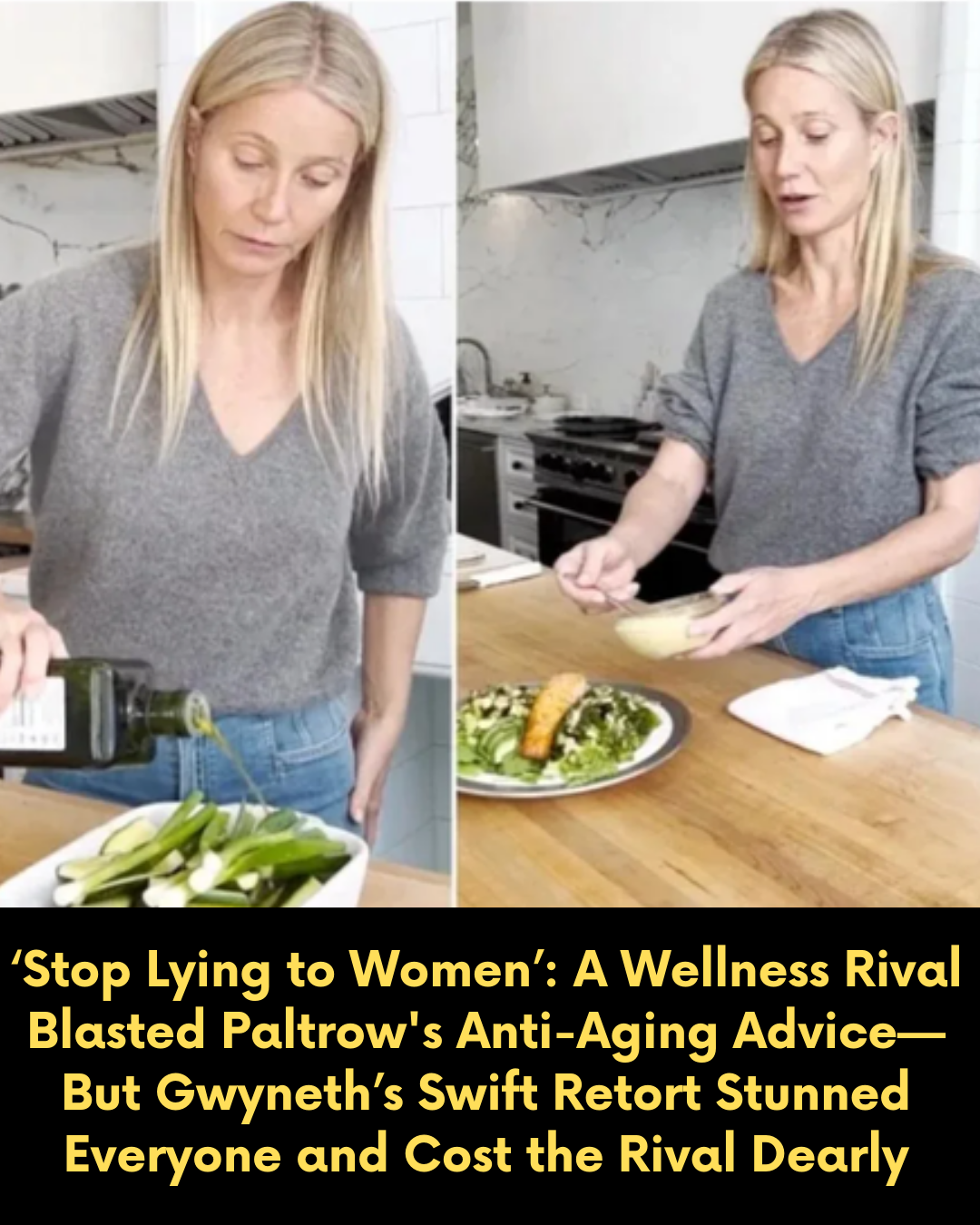 ‘Stop Lying to Women’: A Wellness Rival Blasted Paltrow’s Anti-Aging Advice—But Gwyneth’s Swift Retort Stunned Everyone and Cost the Rival Dearly