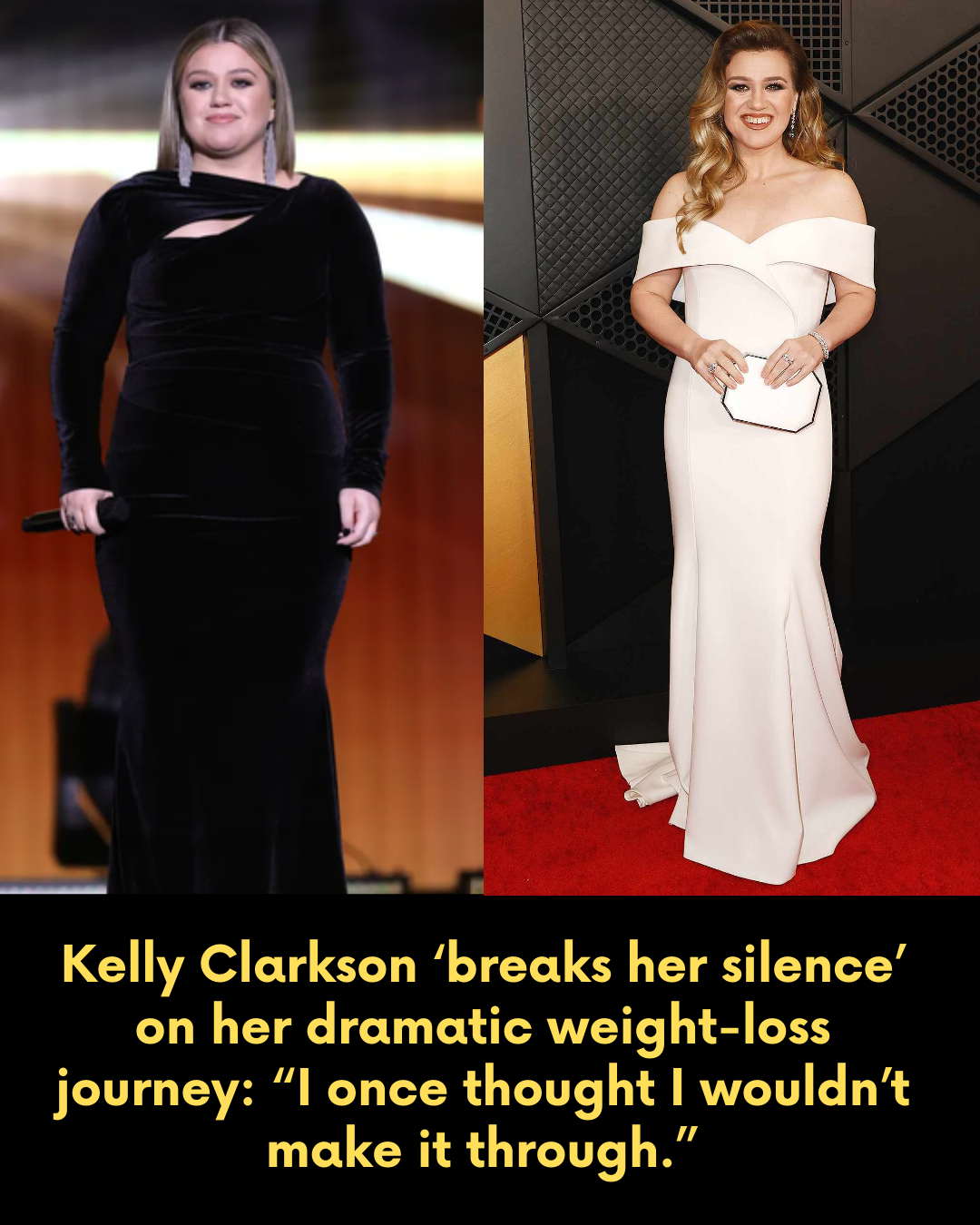 Kelly Clarkson ‘breaks her silence’ on her dramatic weight-loss journey: “I once thought I wouldn’t make it through.”