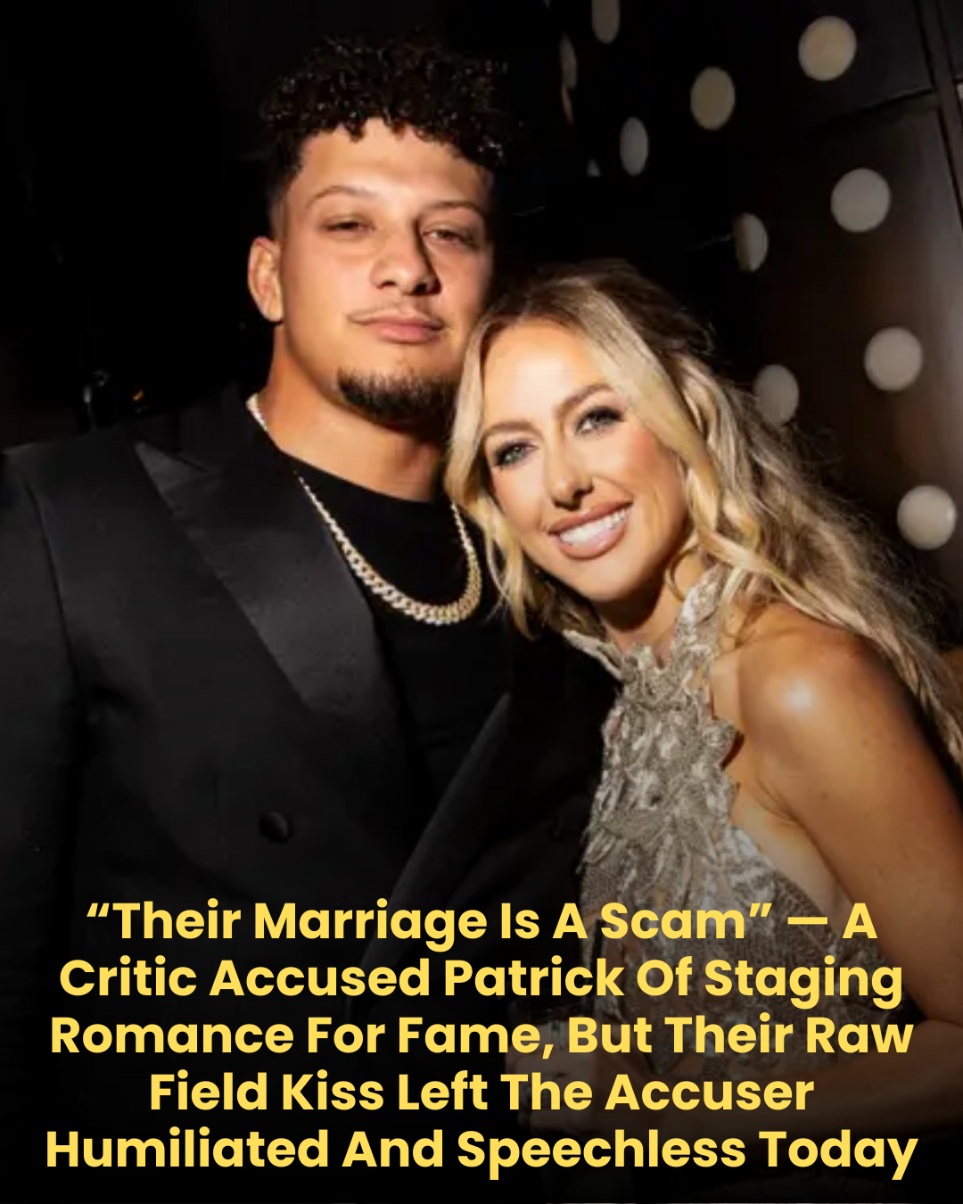 “Their Marriage Is A Scam” — A Critic Accused Patrick Of Staging Romance For Fame, But Their Raw Field Kiss Left The Accuser Humiliated And Speechless Today