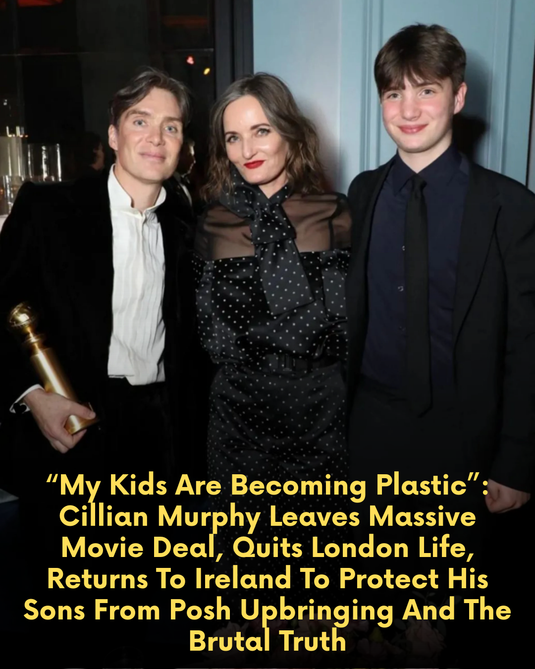“My Kids Are Becoming Plastic”: Cillian Murphy Leaves Massive Movie Deal, Quits London Life, Returns To Ireland To Protect His Sons From Posh Upbringing And The Brutal Truth