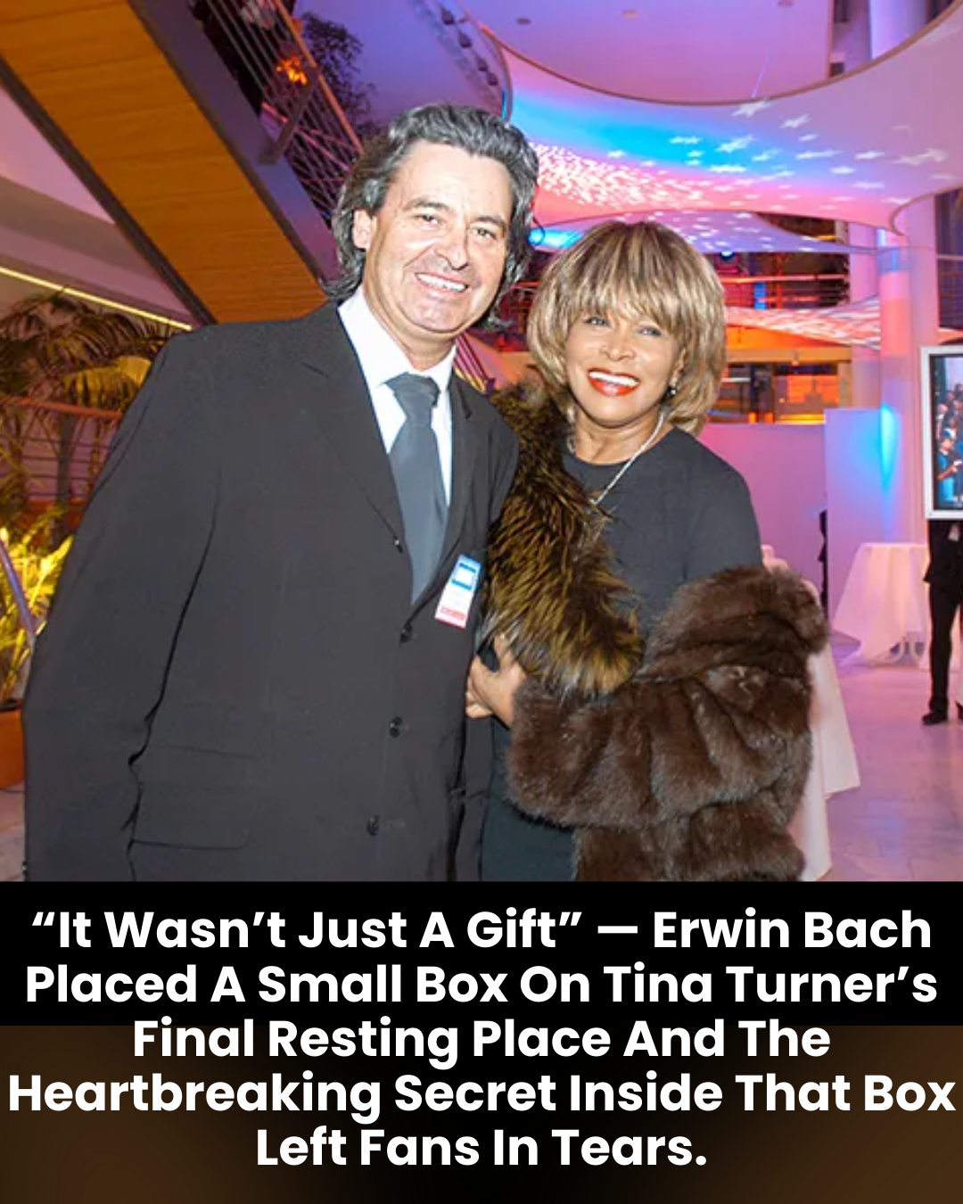 “It Wasn’t Just A Gift” — Erwin Bach Placed A Small Box On Tina Turner’s Final Resting Place And The Heartbreaking Secret Insid“It Wasn’t Just A Gift” — Erwin Bach Placed A Small Box On Tina Turner’s Final Resting Place And The Heartbreaking Secret Inside That Box Left Fans In Tears.e That Box Left Fans In Tears.