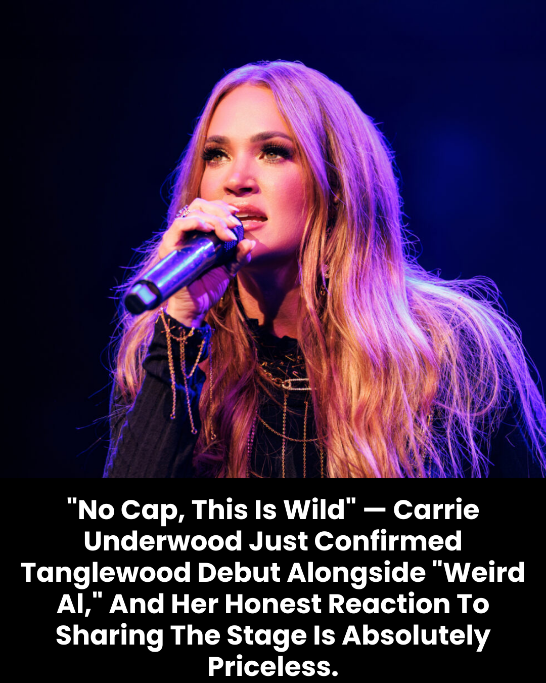 “No Cap, This Is Wild” — Carrie Underwood Just Confirmed Tanglewood Debut Alongside “Weird Al,” And Her Honest Reaction To Sharing The Stage Is Absolutely Priceless.