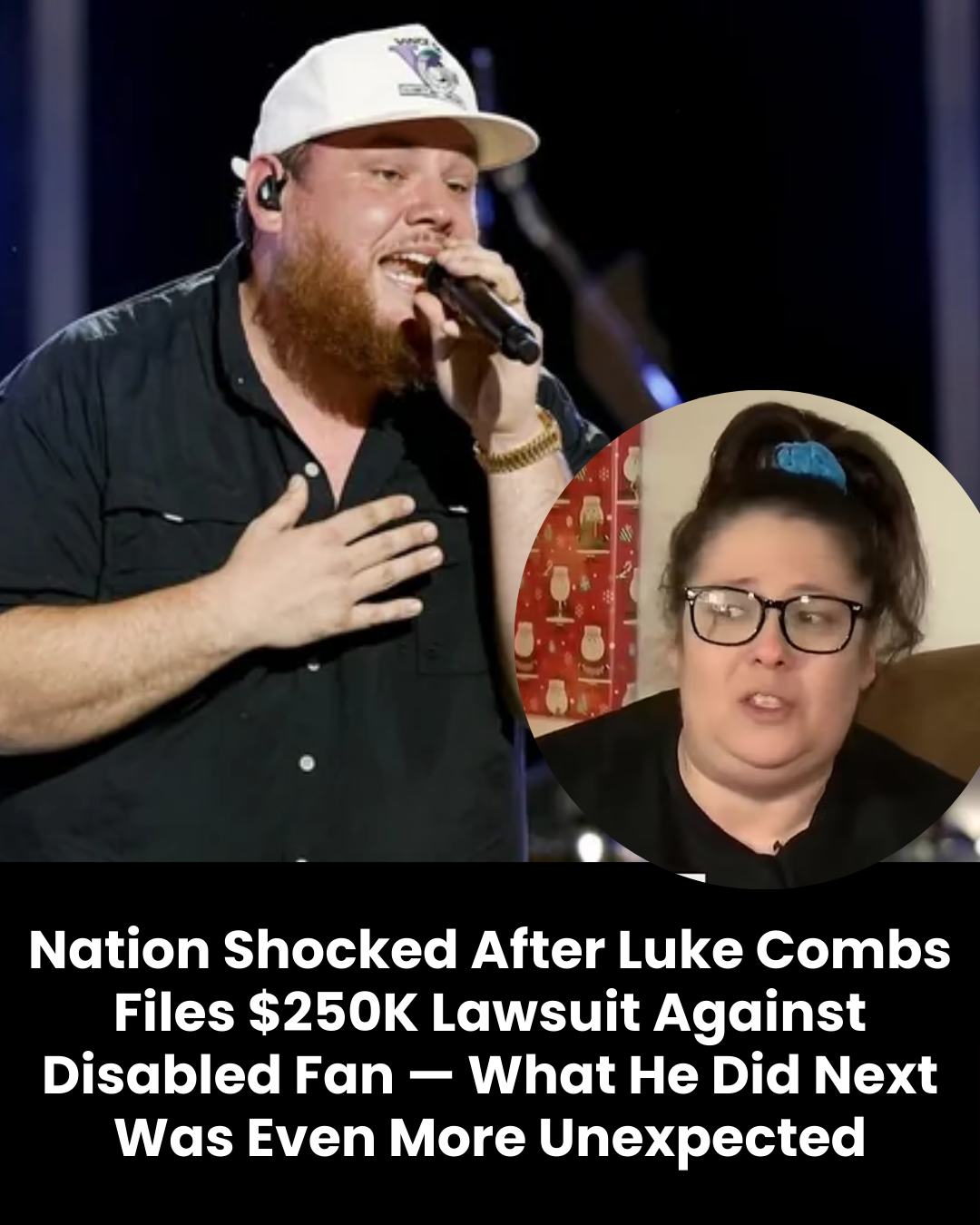Nation Shocked After Luke Combs Files $250K Lawsuit Against Disabled Fan — What He Did Next Was Even More Unexpected