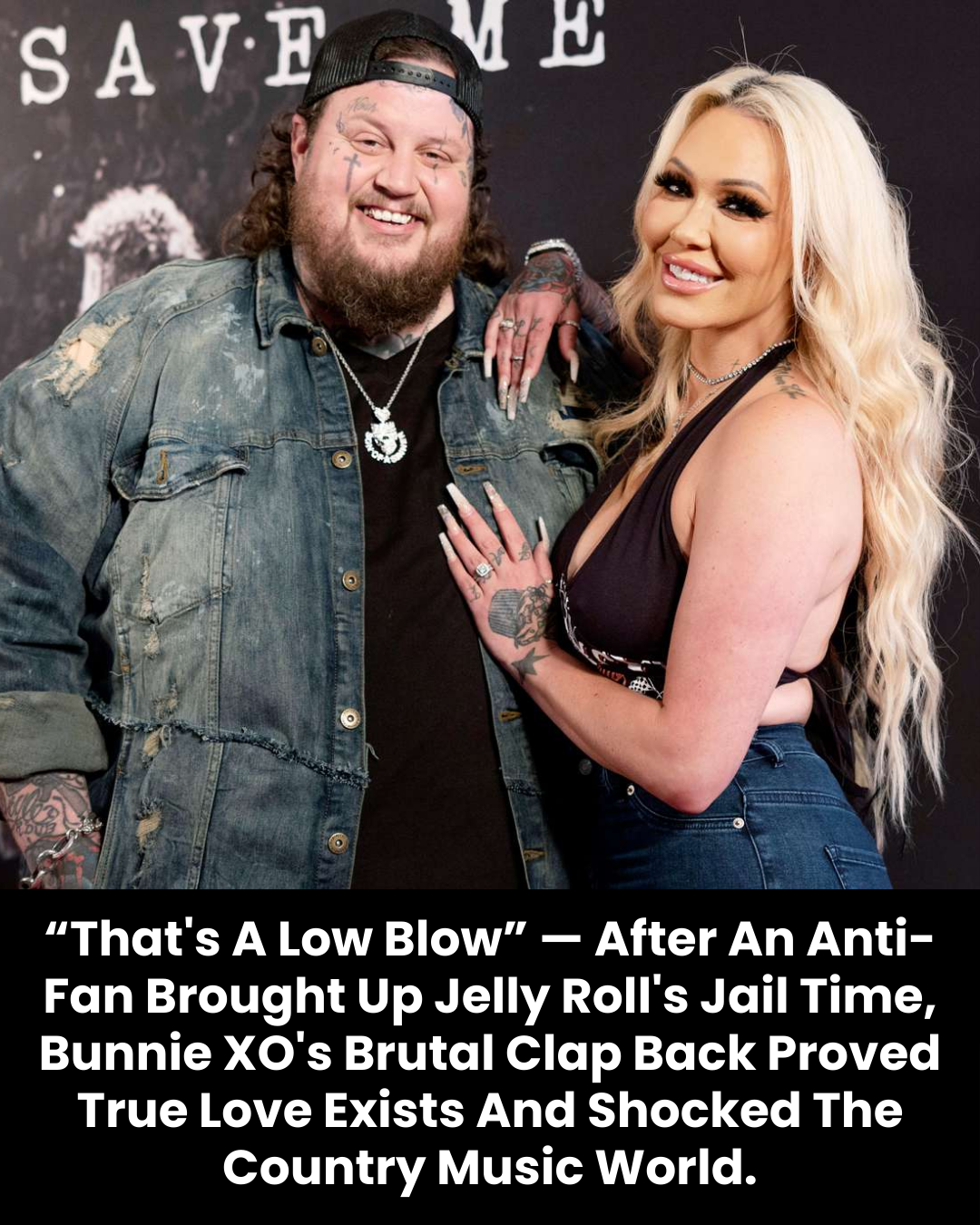 “That’s A Low Blow” — After An Anti-Fan Brought Up Jelly Roll’s Jail Time, Bunnie XO’s Brutal Clap Back Proved True Love Exists And Shocked The Country Music World.