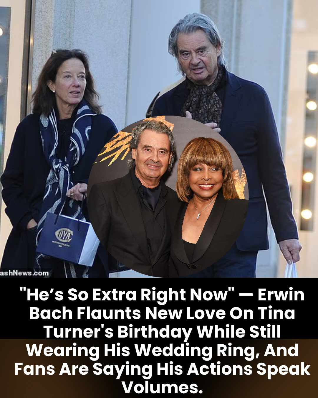 “He’s So Extra Right Now” — Erwin Bach Flaunts New Love On Tina Turner’s Birthday While Still Wearing His Wedding Ring, And Fans Are Saying His Actions Speak Volumes.