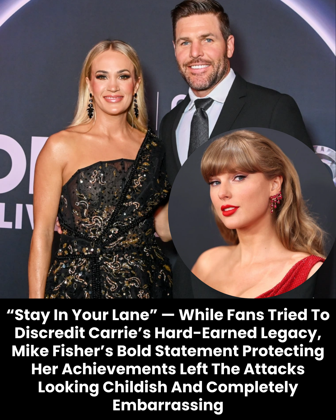 “Stay In Your Lane” — While Fans Tried To Discredit Carrie’s Hard-Earned Legacy, Mike Fisher’s Bold Statement Protecting Her Achievements Left The Attacks Looking Childish And Completely Embarrassing