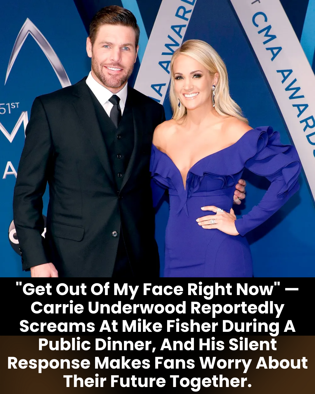 “Get Out Of My Face Right Now” — Carrie Underwood Reportedly Screams At Mike Fisher During A Public Dinner, And His Silent Response Makes Fans Worry About Their Future Together.