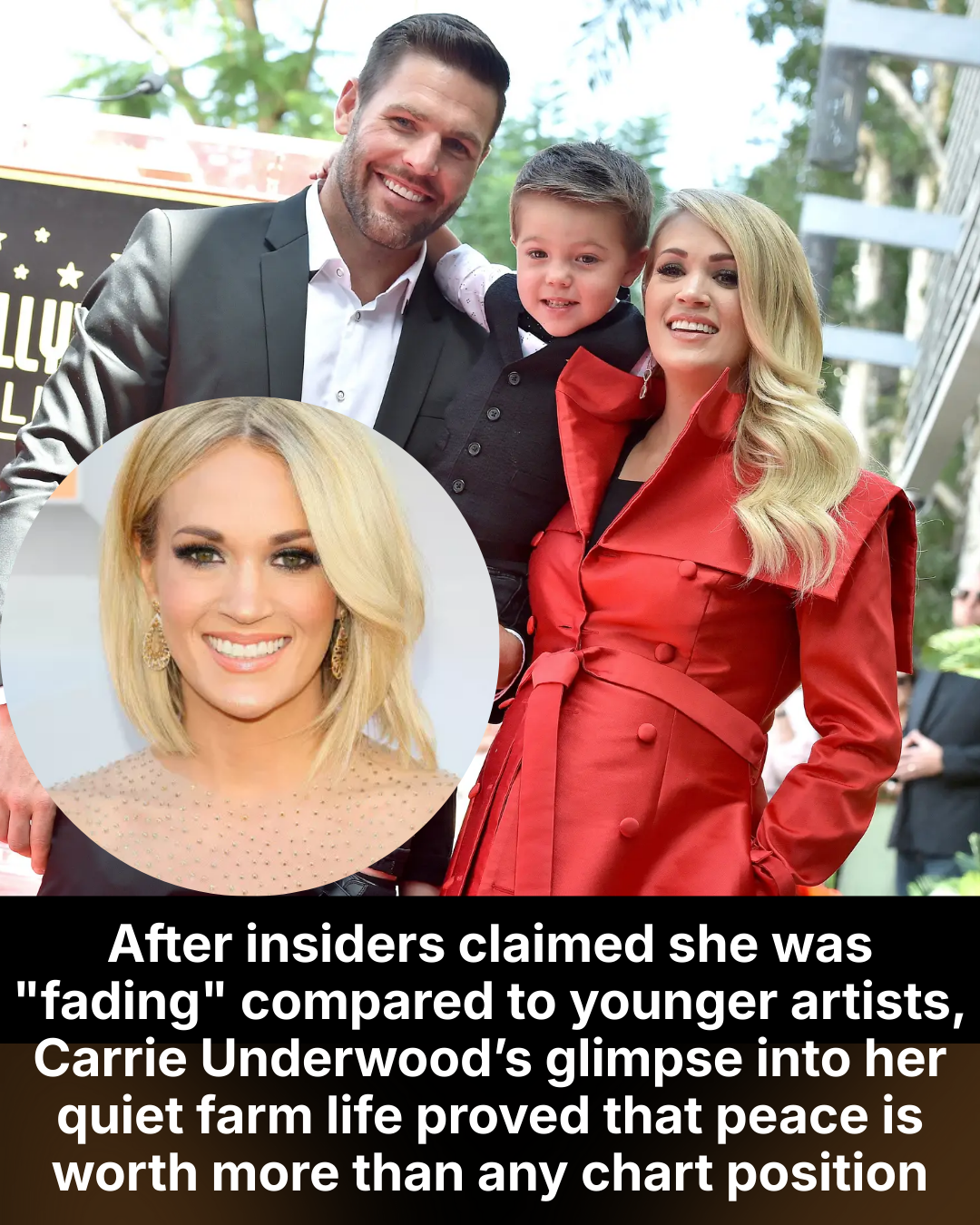 After insiders claimed she was “fading” compared to younger artists, Carrie Underwood’s glimpse into her quiet farm life proved that peace is worth more than any chart position