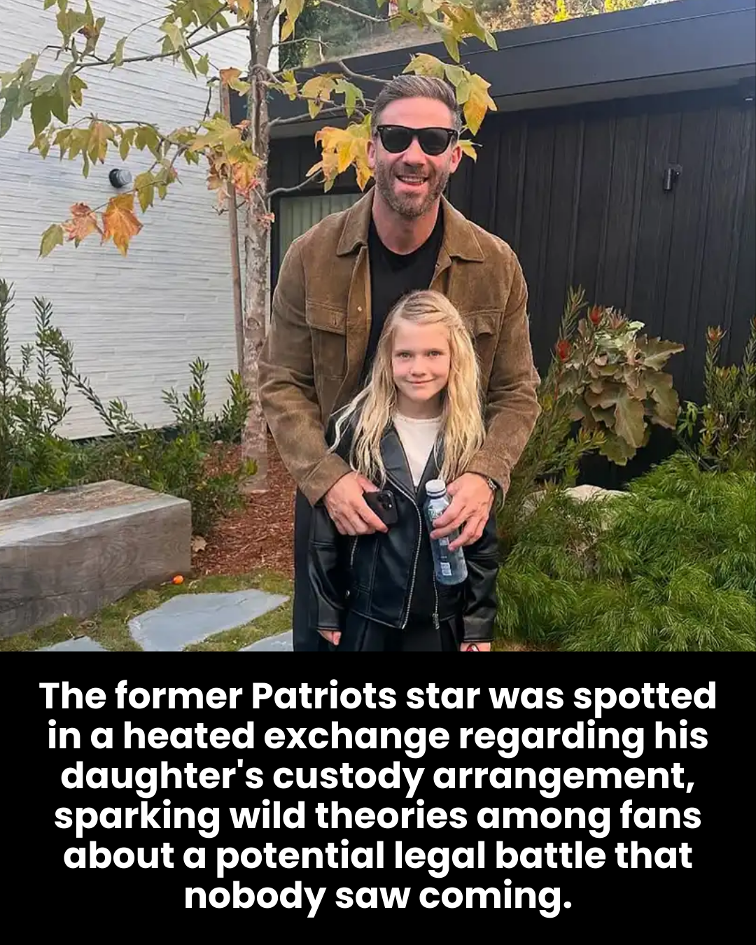 The former Patriots star was spotted in a heated exchange regarding his daughter’s custody arrangement, sparking wild theories among fans about a potential legal battle that nobody saw coming.