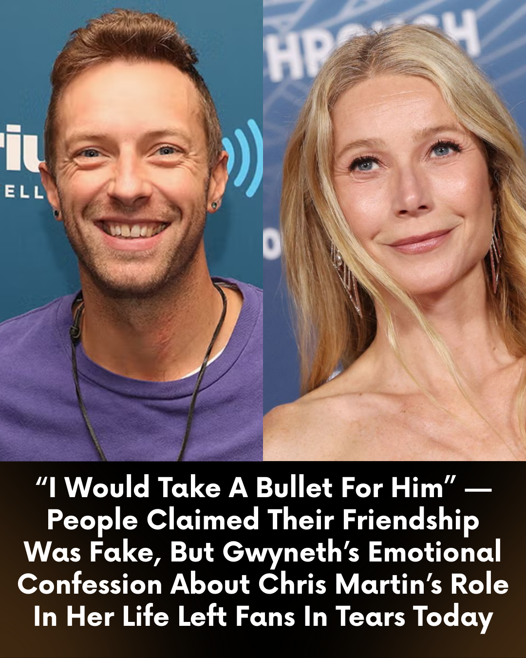 “I Would Take A Bullet For Him” — People Claimed Their Friendship Was Fake, But Gwynet“I Would Take A Bullet For Him” — People Claimed Their Friendship Was Fake, But Gwyneth’s Emotional Confession About Chris Martin’s Role In Her Life Left Fans In Tears Todayh’s Emotional Confession About Chris Martin’s Role In Her Life Left Fans In Tears Today