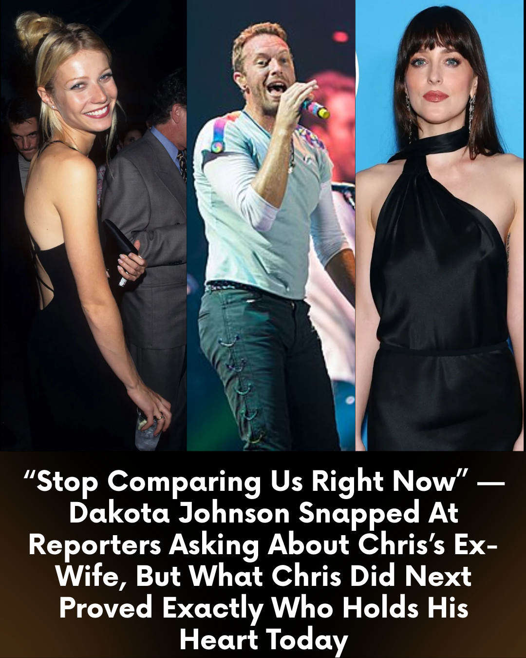 “Stop Comparing Us Right Now” — Dakota Johnson Snapped At Reporters Asking About Chris’s Ex-Wife, But What Chris Did Next Proved Exactly Who Holds His Heart Today