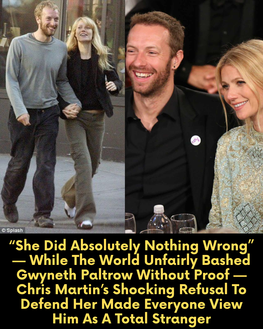 “She Did Absolutely Nothing Wrong” — While The World Unfairly Bashed Gwyneth Paltrow Without Proof — Chris Martin’s Shocking Refusal To Defend Her Made Everyone View Him As A Total Stranger