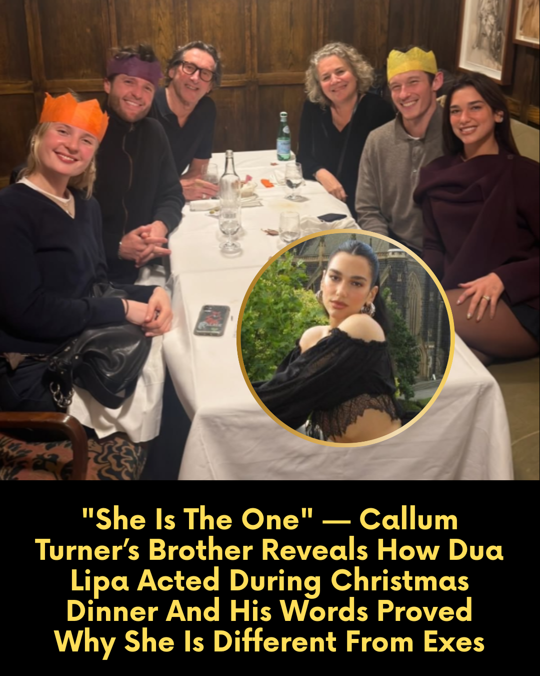 “She Is The One” — Callum Turner’s Brother Reveals How Dua Lipa Acted