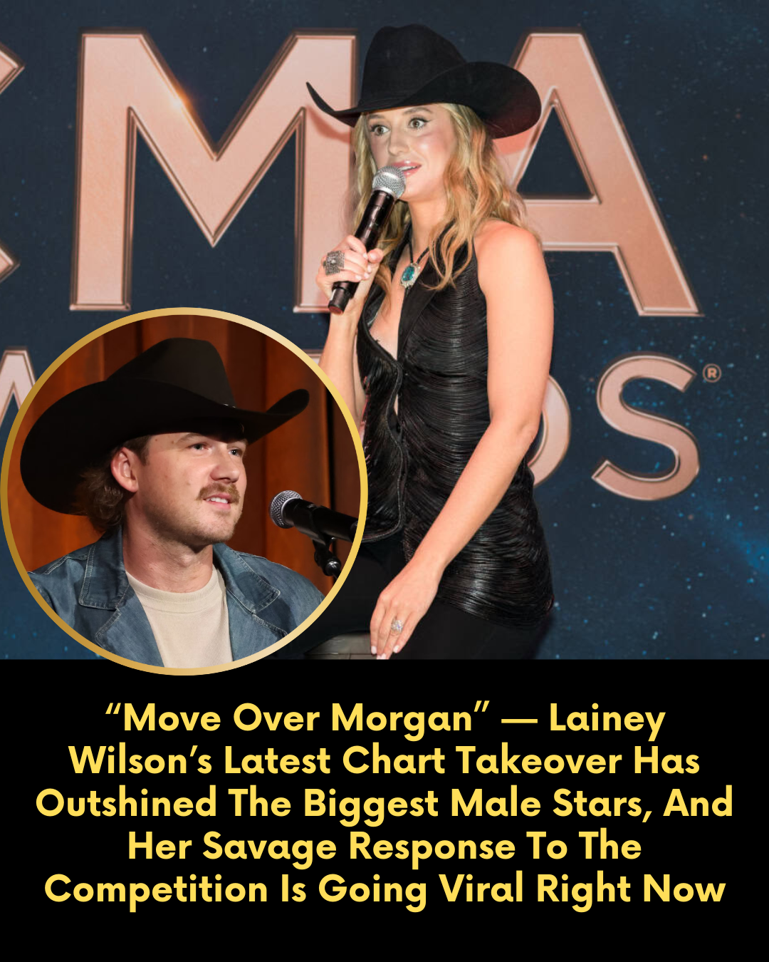 “Move Over Morgan” — Lainey Wilson’s Latest Chart Takeover Has Outshined The Biggest Male Stars, And Her Savage Response To The Competition Is Going Viral Right Now