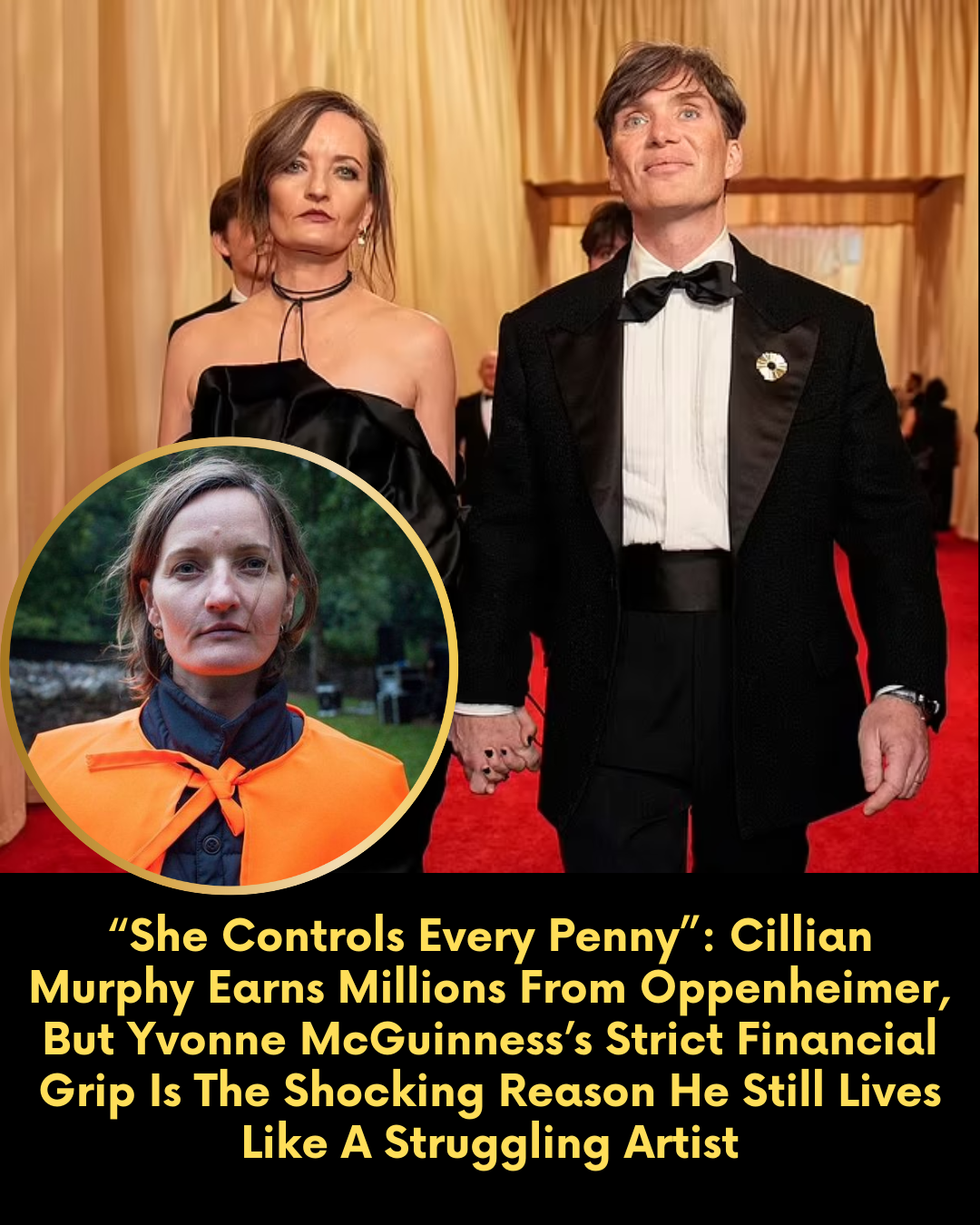 “She Controls Every Penny” — Cillian Murphy Earns Millions From Oppenheimer, But Yvonne McGuinness’s Strict Financial Grip Is The Shocking Reason He Still Lives Like A Struggling Artist