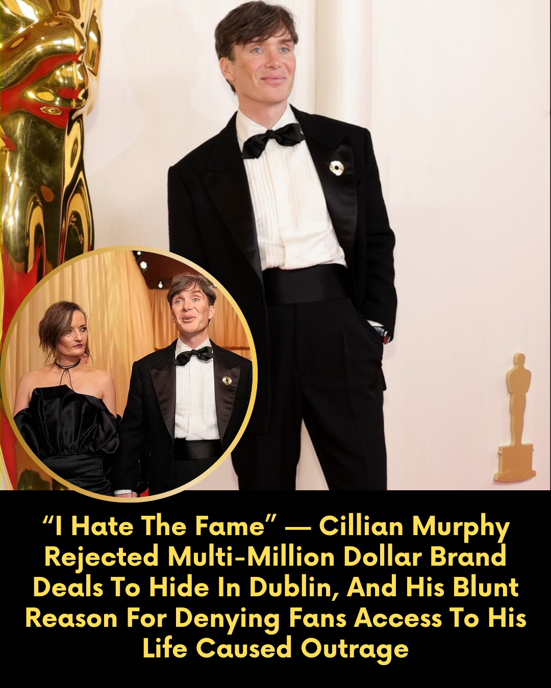 “I Hate The Fame” — Cillian Murphy Rejected Multi-Million Dollar Brand Deals To Hide In Dublin, And His Blunt Reason For Denying Fans Access To His Life Caused Outrage