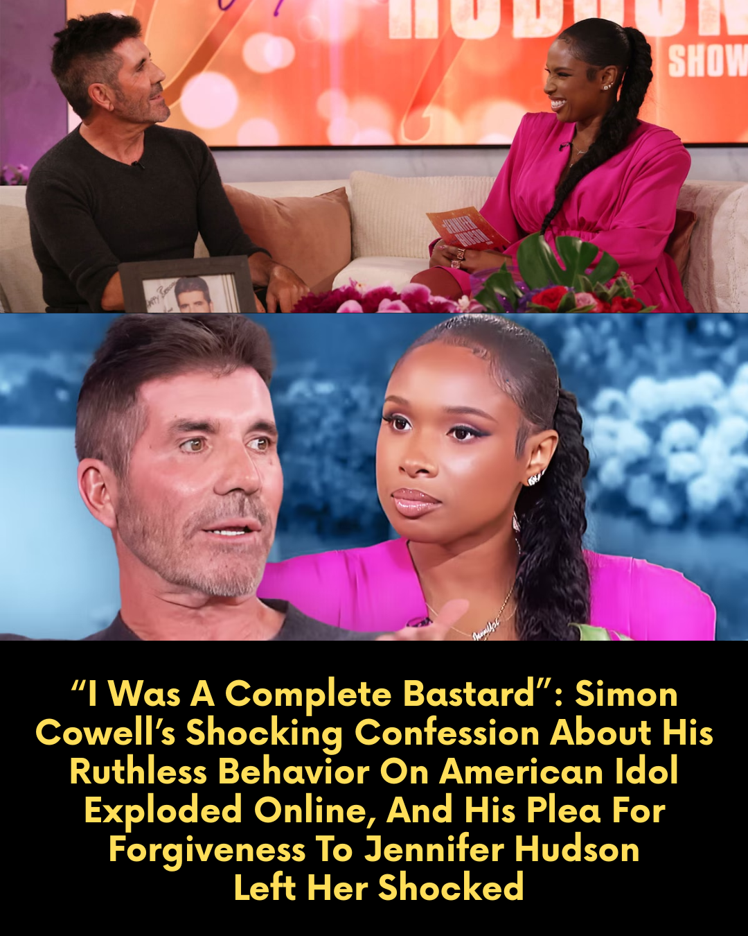 “I Was A Complete Bastard” — Simon Cowell’s Shocking Confession About His Ruthless Behavior On American Idol Exploded Online, And His Plea For Forgiveness To Jennifer Hudson Left Her Shocked