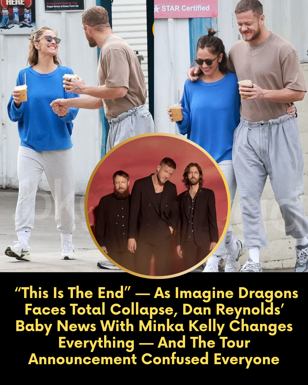 “This Is The End” — As Imagine Dragons Faces Total Collapse, Dan Reynolds’ Baby News With Minka Kelly Changes Everything — And The Tour Announcement Confused Everyone