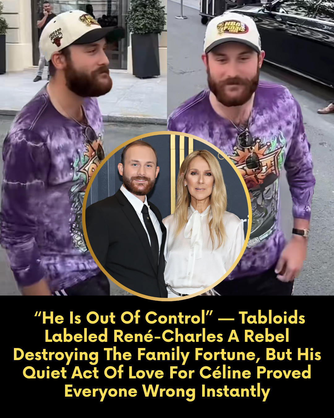 “He Is Out Of Control” — Tabloids Labeled René-Charles A Rebel Destroying The Family Fortune, But His Quiet Act Of Love For Céline Proved Everyone Wrong Instantly