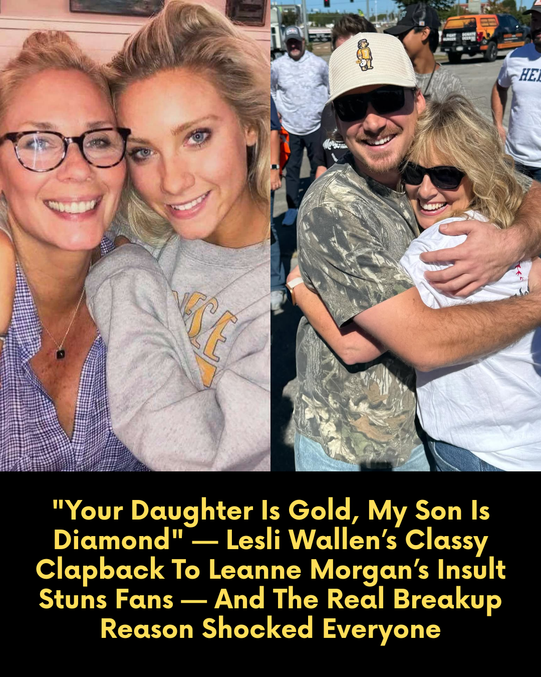 “Your Daughter Is Gold, My Son Is Diamond” — Lesli Wallen’s Classy