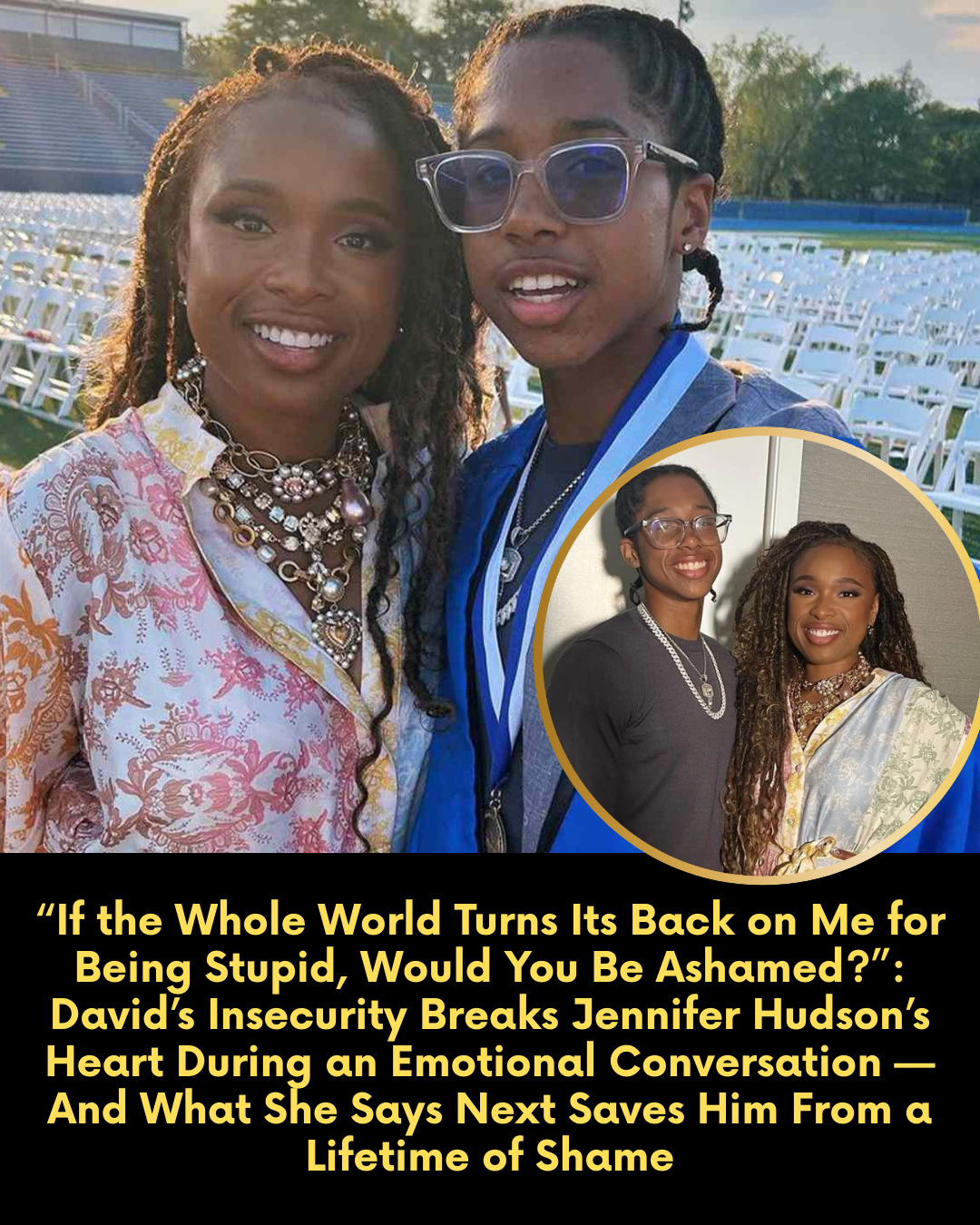 “If the Whole World Turns Its Back on Me for Being Stupid, Would You Be Ashamed?”: David’s Insecurity Breaks Jennifer Hudson’s Heart During an Emotional Conversation — And What She Says Next Saves Him From a Lifetime of Shame