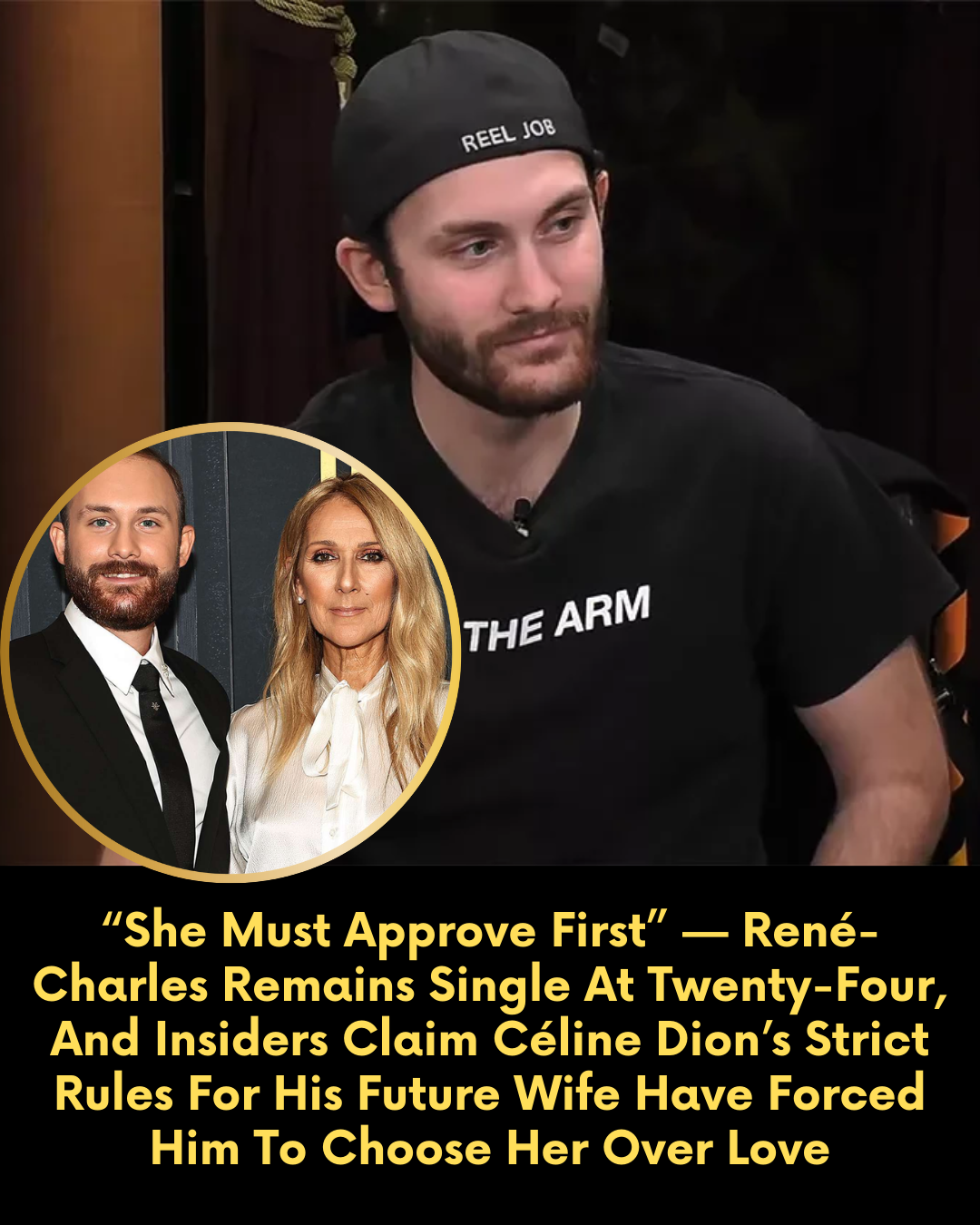 “She Must Approve First” — René-Charles Remains Single At Twenty-Four, And Insiders Claim Céline Dion’s Strict Rules For His Future Wife Have Forced Him To Choose Her Over Love