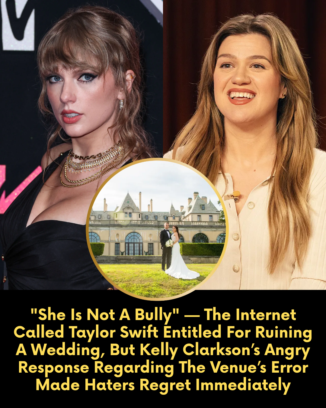 “She Is Not A Bully” — The Internet Called Taylor Swift Entitled For Ruining A Wedding, But Kelly Clarkson’s Angry Response Regarding The Venue’s Error Made Haters Regret Immediately