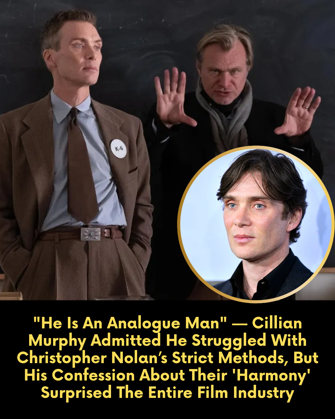 “He Is An Analogue Man” — Cillian Murphy Admitted He Struggled With Christopher Nolan’s Strict Methods, But His Confession About Their ‘Harmony’ Surprised The Entire Film Industry