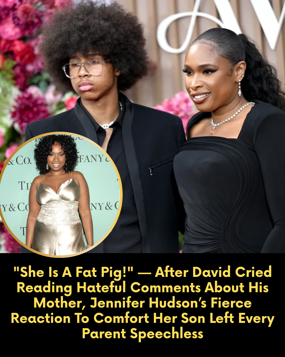 “She Is A Fat Pig!” — After David Cried Reading Hateful Comments About His Mother, Jennifer Hudson’s Fierce Reaction To Comfort Her Son Left Every Parent Speechless