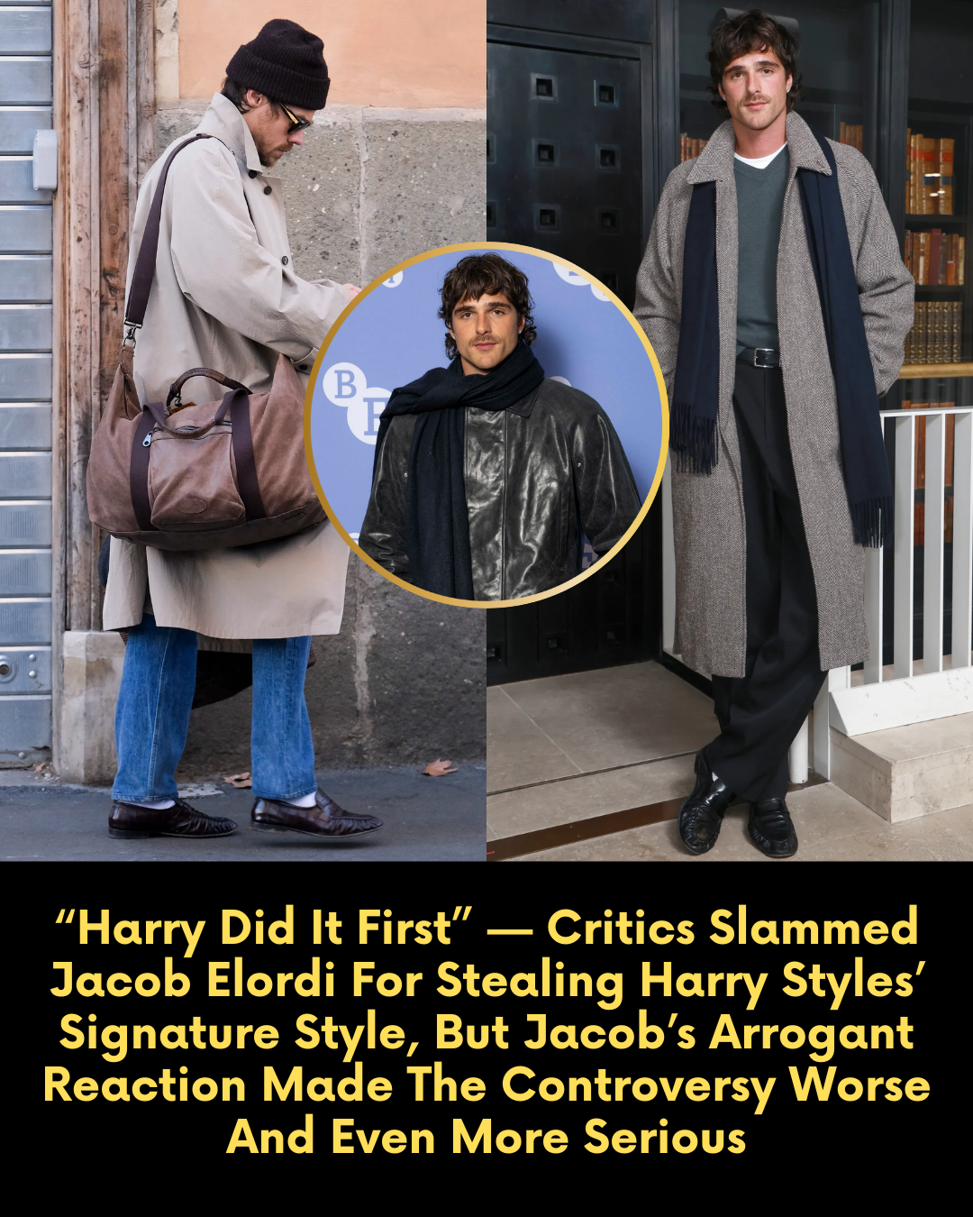 “Harry Did It First” — Critics Slammed Jacob Elordi For Stealing Harry Styles’ Signature Style, But Jacob’s Arrogant Reaction Made The Controversy Worse And Even More Serious