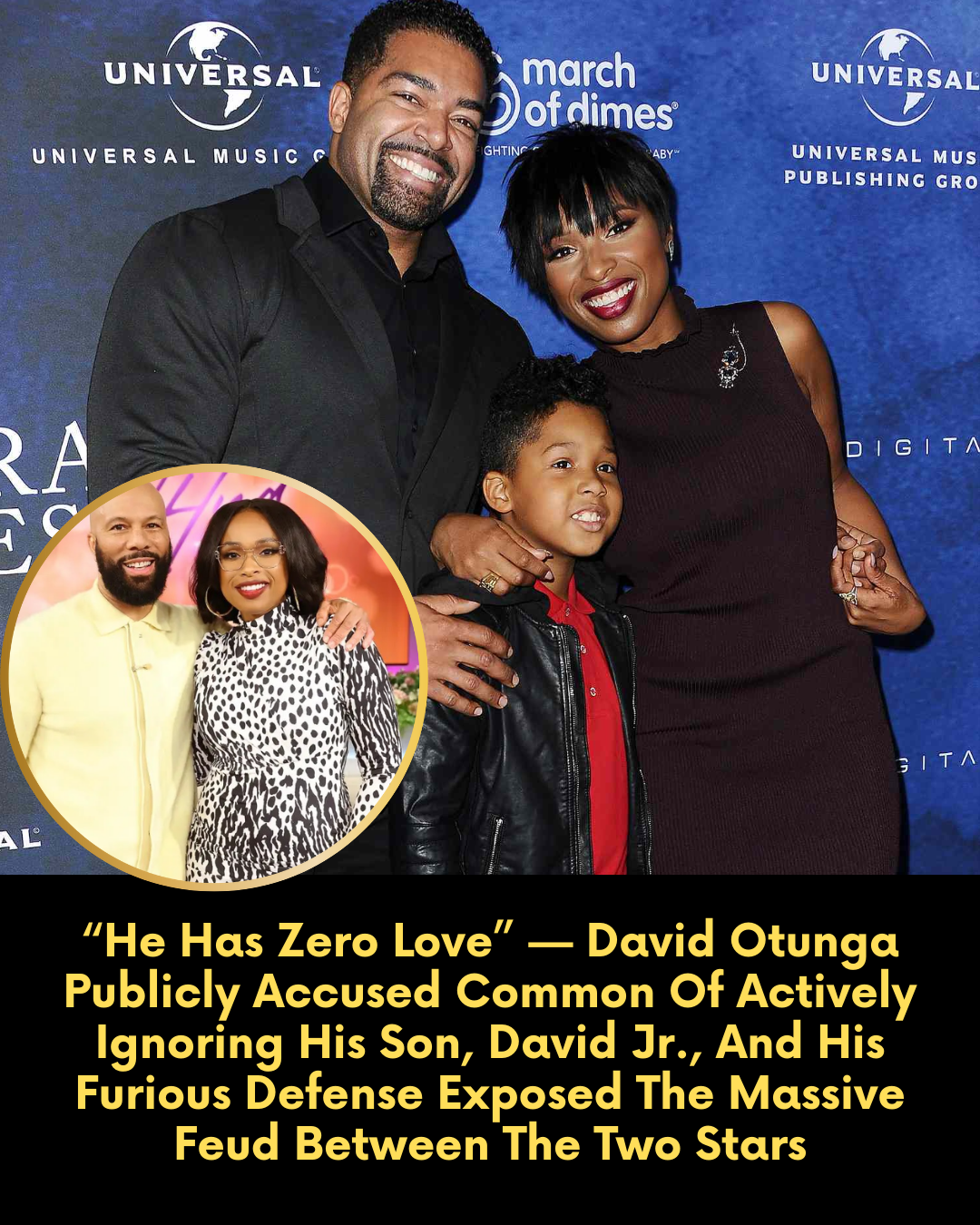 “He Has Zero Love” — David Otunga Publicly Accused Common Of Actively Ignoring His Son, David Jr., And His Furious Defense Exposed The Massive Feud Between The Two Stars
