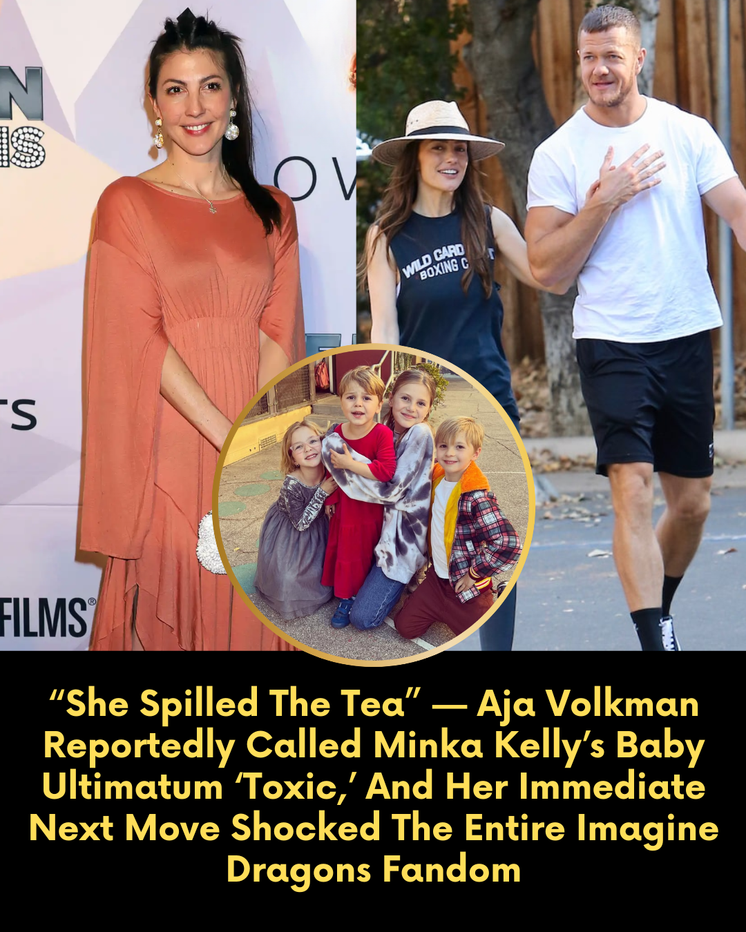“She Spilled The Tea” — Aja Volkman Reportedly Called Minka Kelly’s Baby Ultimatum ‘Toxic,’ And Her Immediate Next Move Shocked The Entire Imagine Dragons Fandom