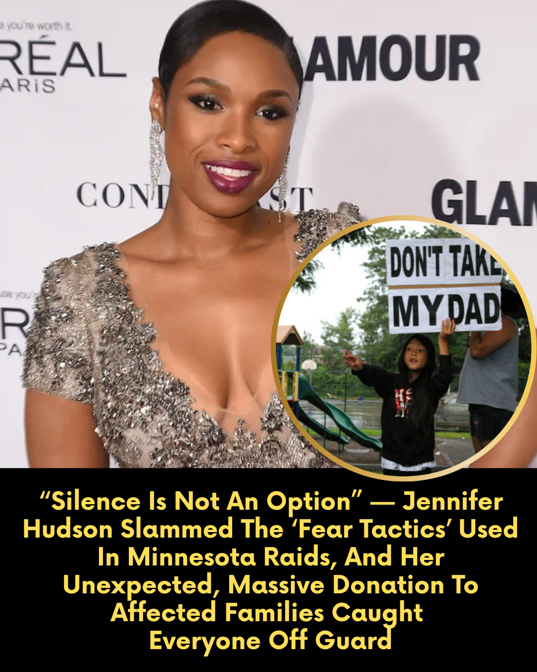 “Silence Is Not An Option” — Jennifer Hudson Slammed The ‘Fear Tactics’ Used In Minnesota Raids, And Her Unexpected, Massive Donation To Affected Families Caught Everyone Off Guard