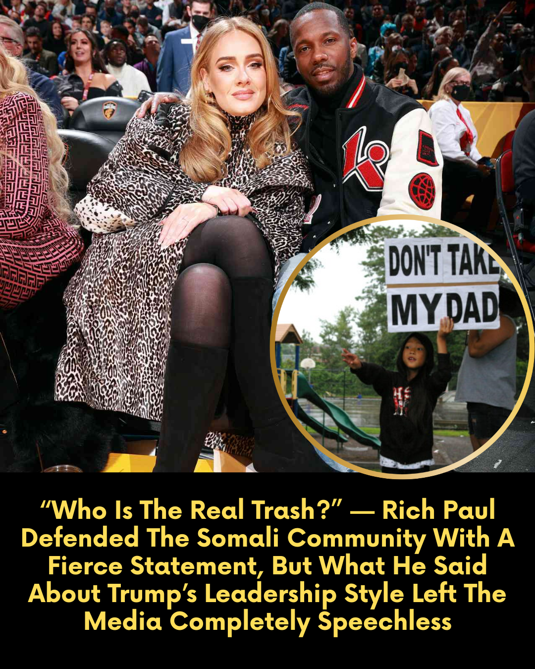 “Who Is The Real Trash?” — Rich Paul Defended The Somali Community With A Fierce Statement, But What He Said About Trump’s Leadership Style Left The Media Completely Speechless