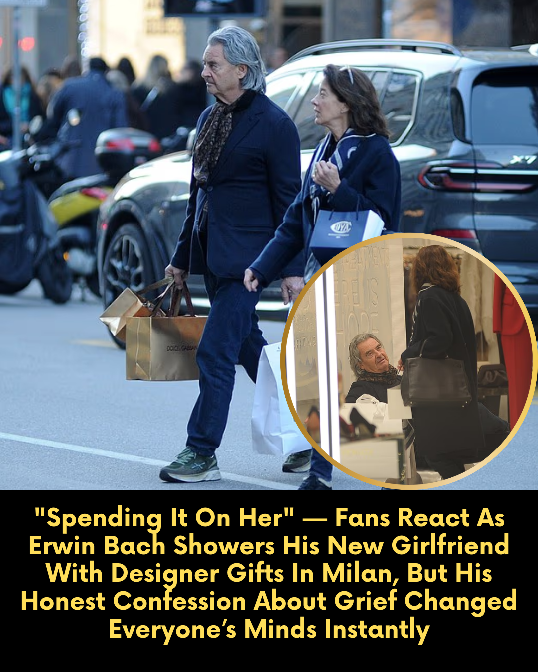 “Spending It On Her” — Fans React As Erwin Bach Showers His New Girlfriend With Designer Gifts In Milan, But His Honest Confession About Grief Changed Everyone’s Minds Instantly