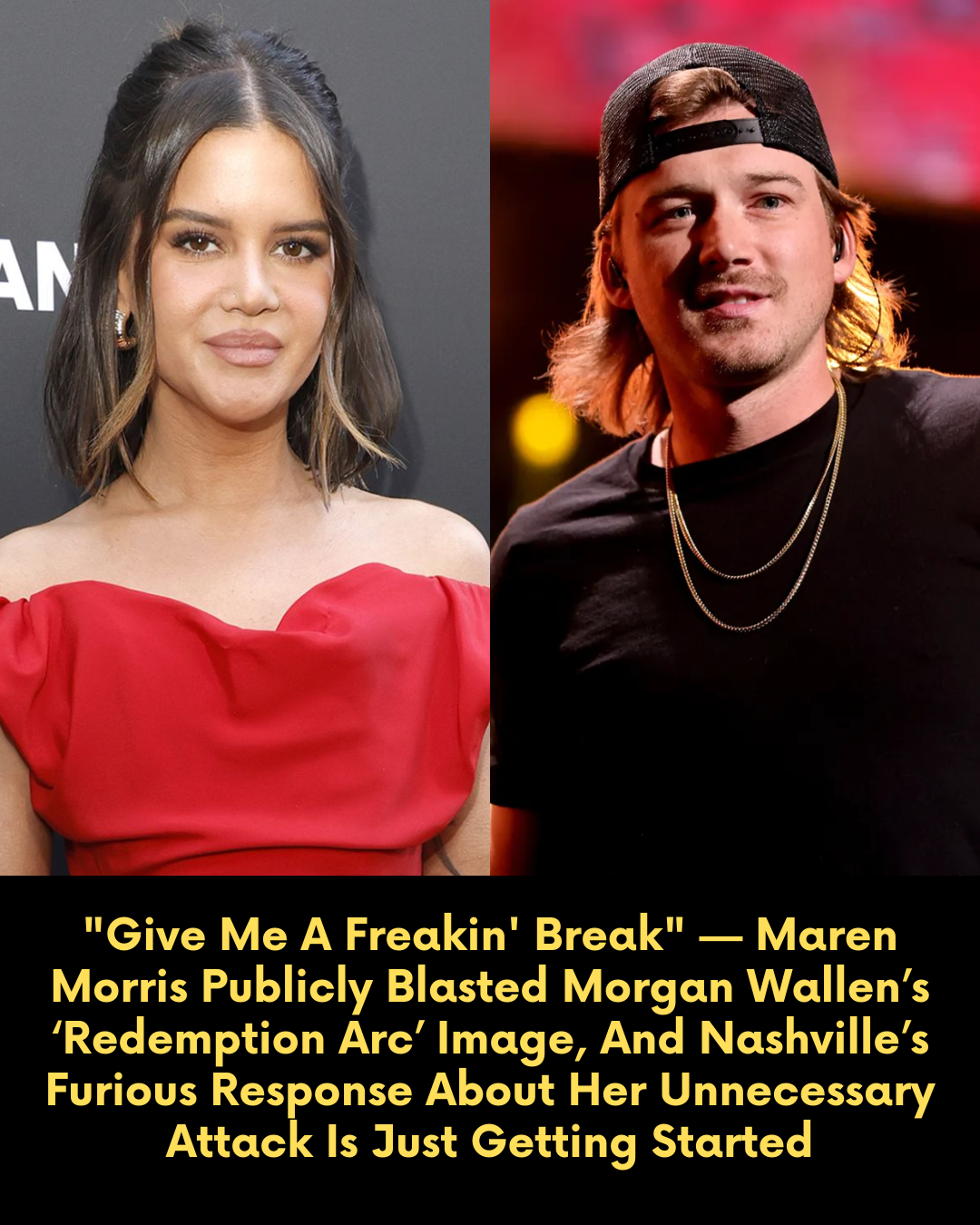 “Give Me A Freakin’ Break” — Maren Morris Publicly Blasted Morgan Wallen’s ‘Redemption Arc’ Image, And Nashville’s Furious Response About Her Unnecessary Attack Is Just Getting Started