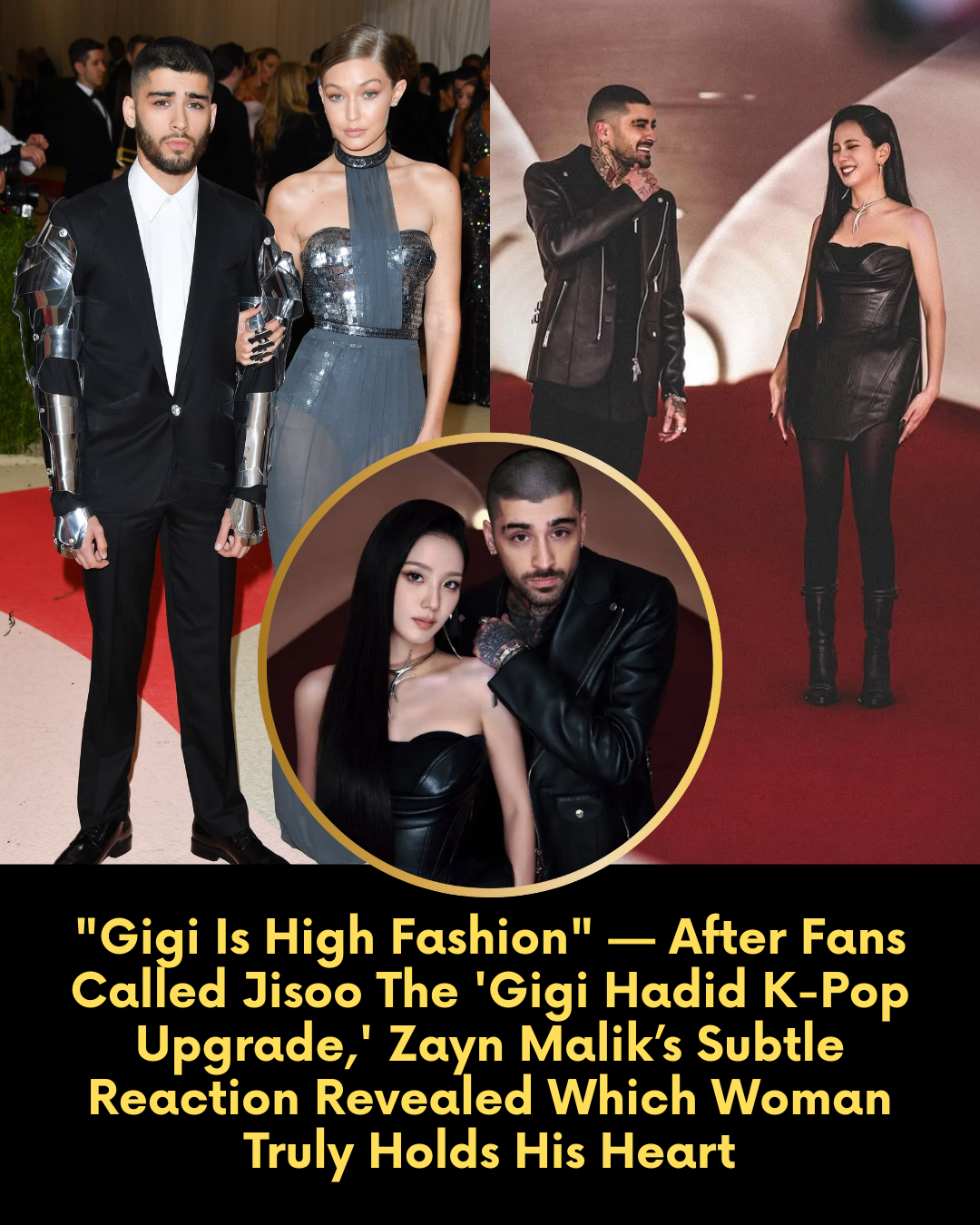 “Gigi Is High Fashion” — After Fans Called Jisoo The ‘Gigi Hadid K-Pop Upgrade,’ Zayn Malik’s Subtle Reaction Revealed Which Woman Truly Holds His Heart