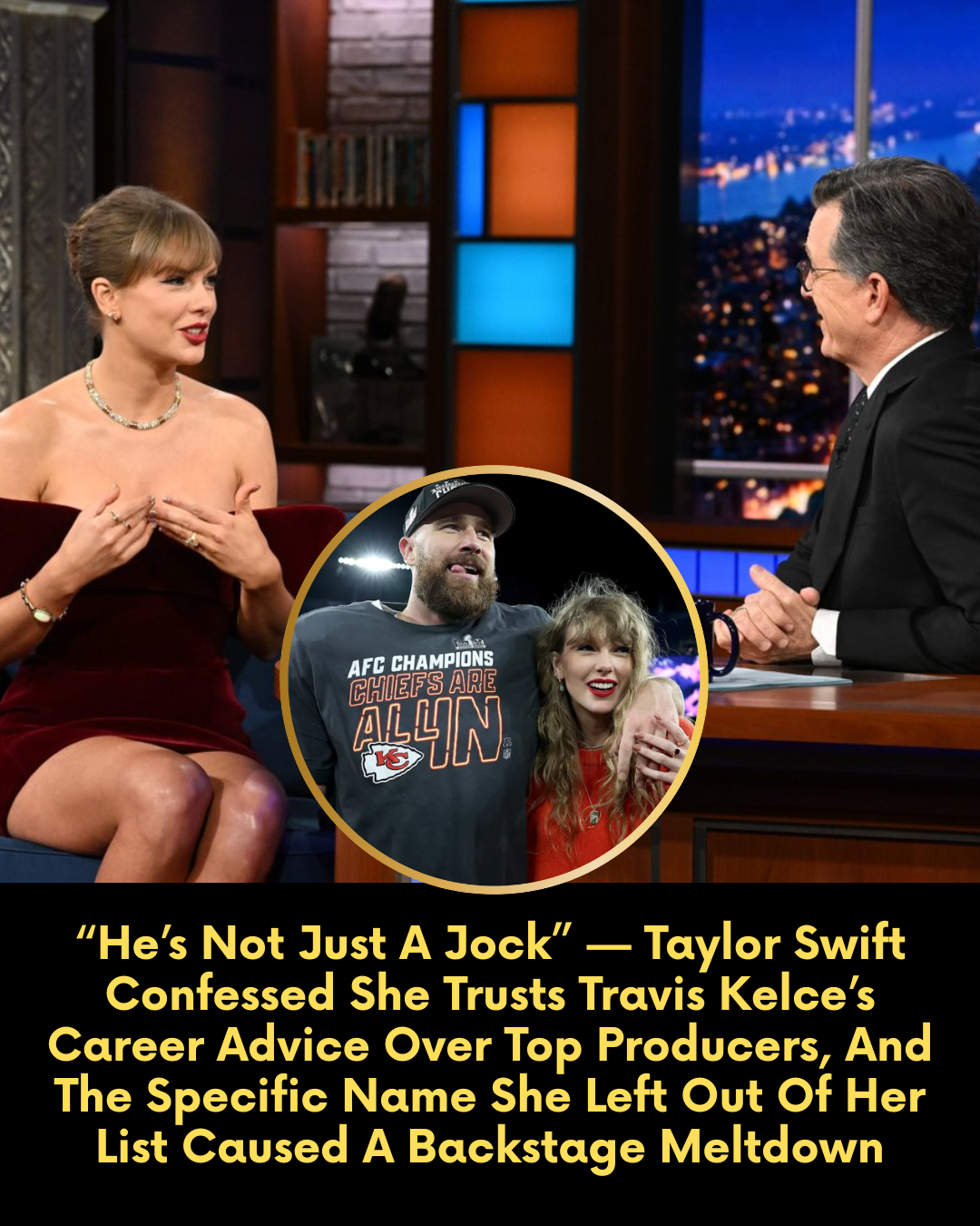 “He’s Not Just A Jock” — Taylor Swift Confessed She Trusts Travis Kelce’s Career Advice Over Top Producers, And The Specific Name She Left Out Of Her List Caused A Backstage Meltdown