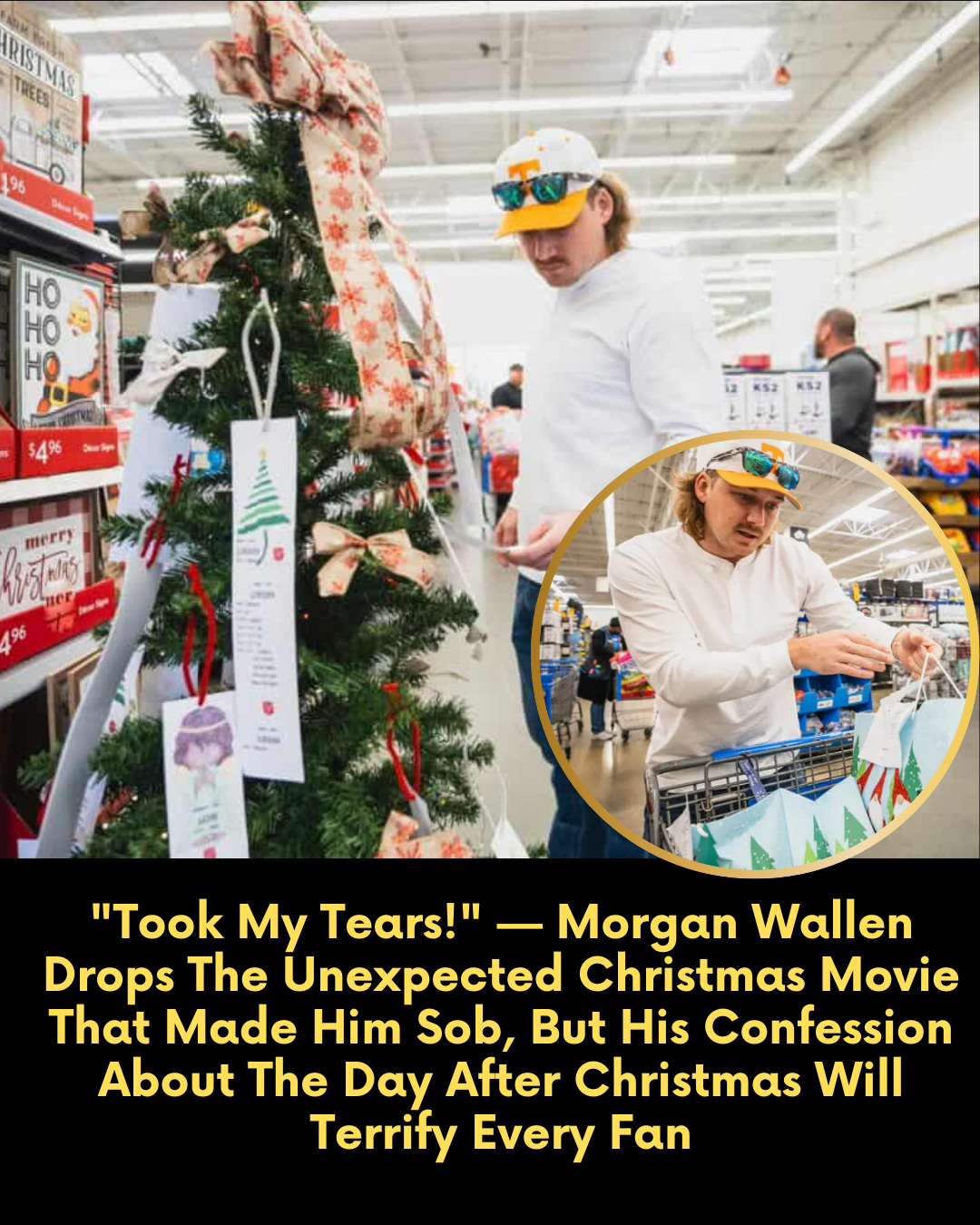 “Took My Tears!” — Morgan Wallen Drops The Unexpected Christmas Movie That Made Him Sob, But His Confession About The Day After Christmas Will Terrify Every Fan