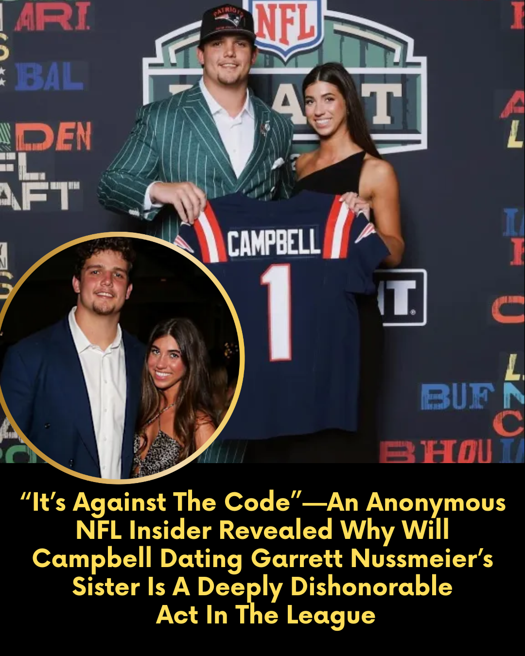 “It’s Against The Code”— An Anonymous NFL Insider Revealed Why Will Campbell Dating Garrett Nussmeier’s Sister Is A Deeply Dishonorable Act In The League