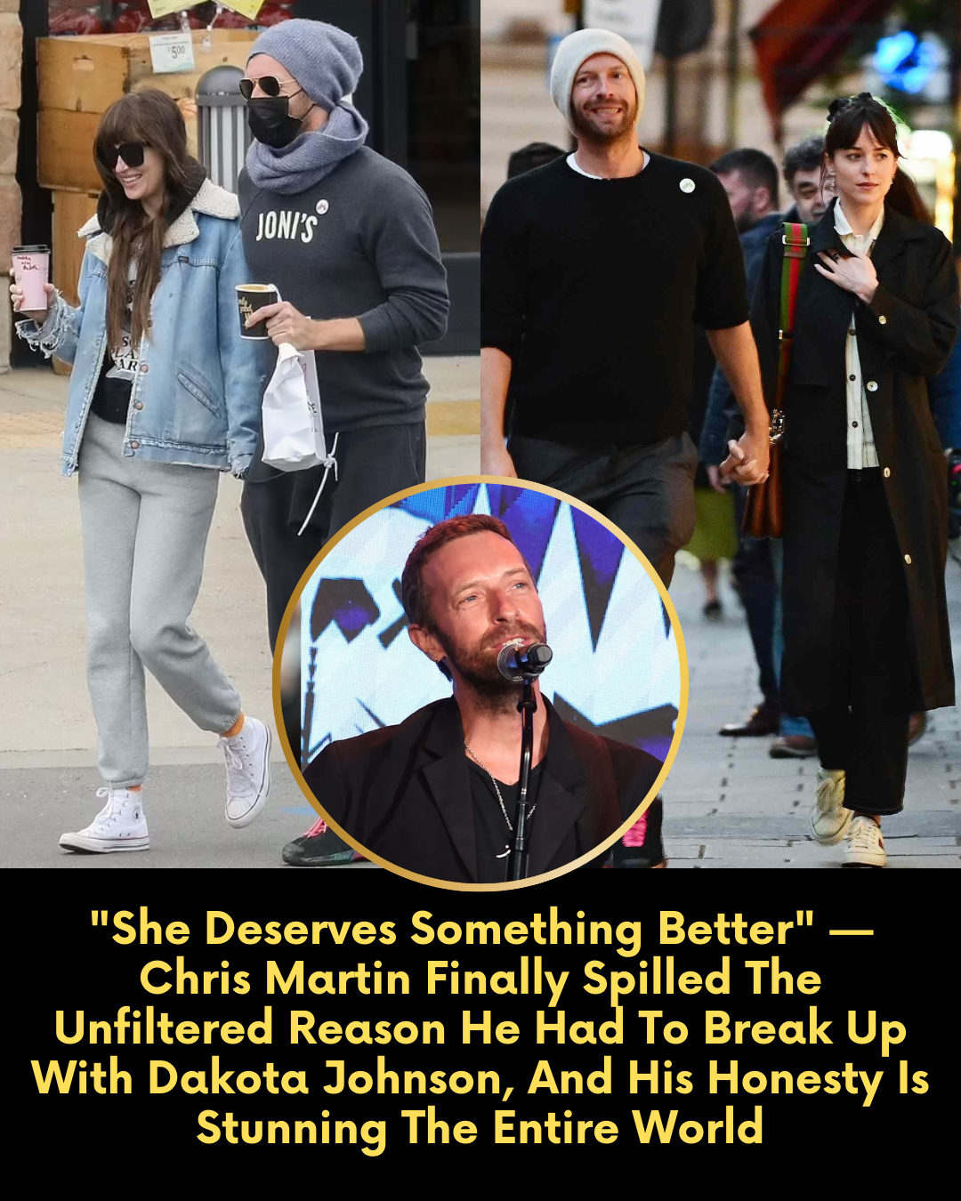 “She Deserves Something Better” — Chris Martin Finally Spilled The Unfiltered Reason He Had To Break Up With Dakota Johnson, And His Honesty Is Stunning The Entire World.