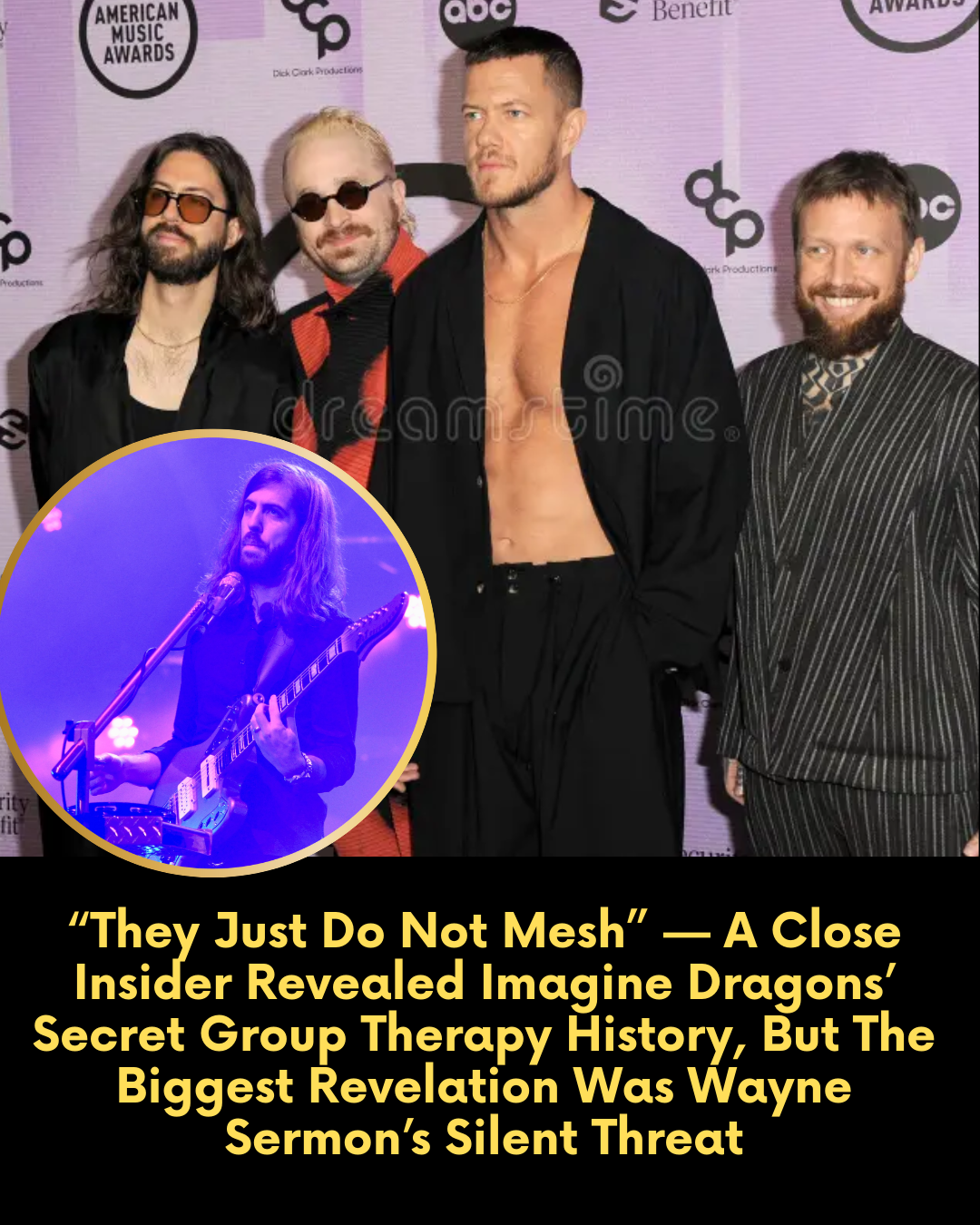 “They Just Do Not Mesh” — A Close Insider Revealed Imagine Dragons’ Secret Group Therapy History, But The Biggest Revelation Was Wayne Sermon’s Silent Threat.