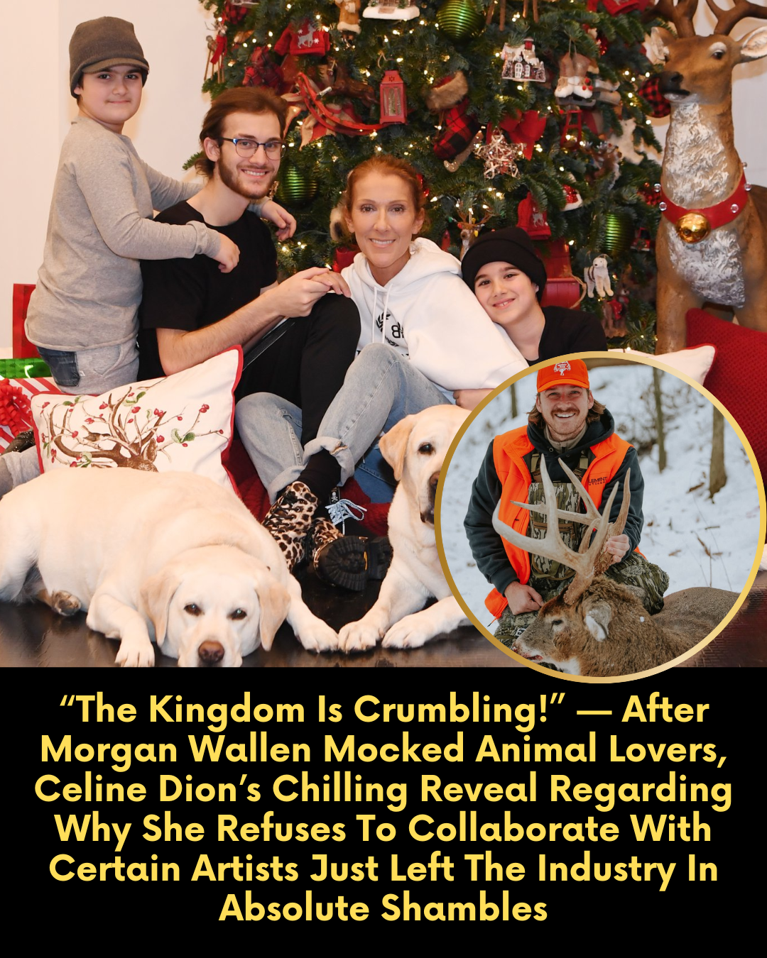 “The Kingdom Is Crumbling!” — After Morgan Wallen Mocked Animal Lovers, Celine Dion’s Chilling Reveal Regarding Why She Refuses To Collaborate With Certain Artists Just Left The Industry In Absolute Shambles
