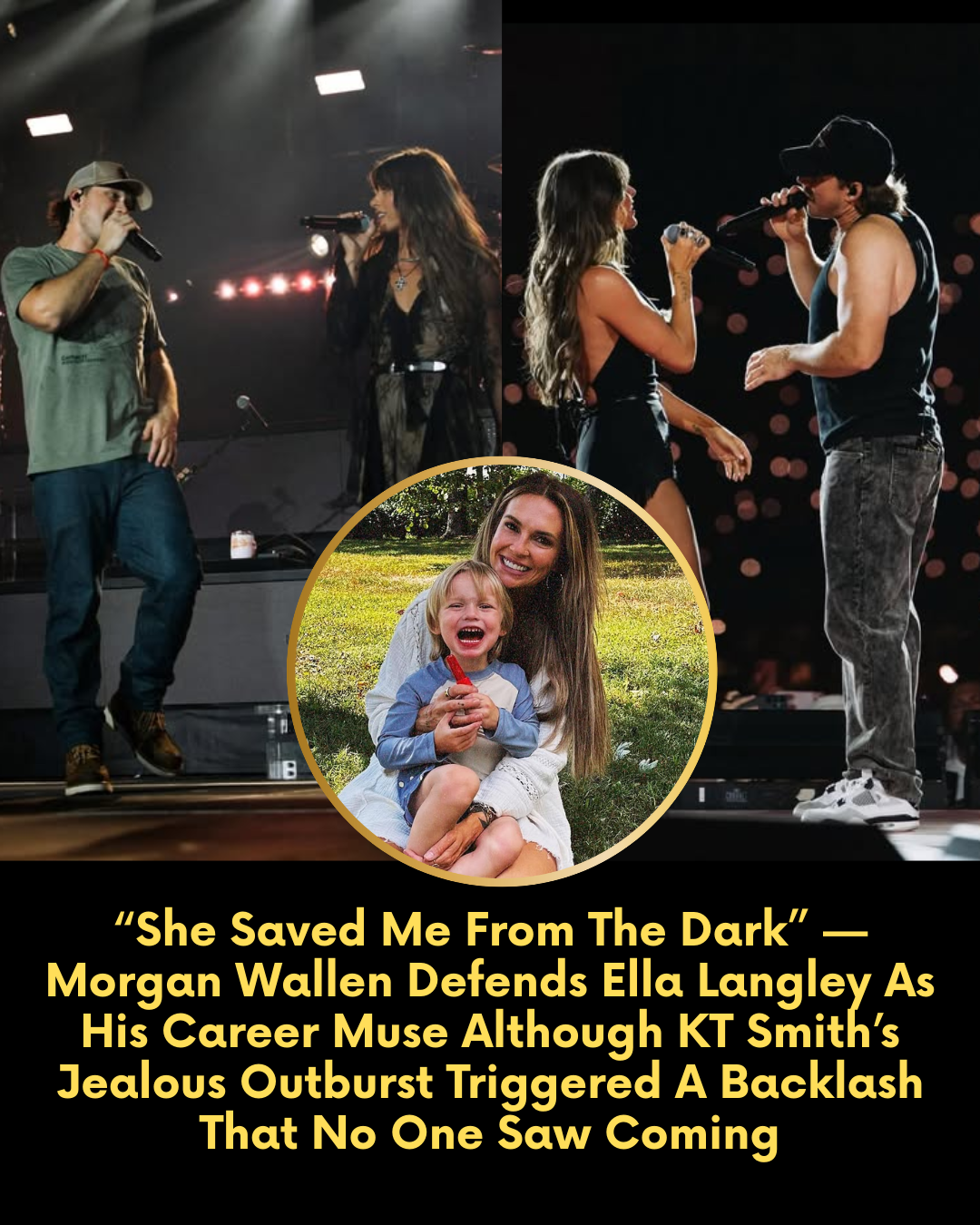“She Saved Me From The Dark” — Morgan Wallen Defends Ella Langley As His Career Muse Although KT Smith’s Jealous Outburst Triggered A Backlash That No One Saw Coming