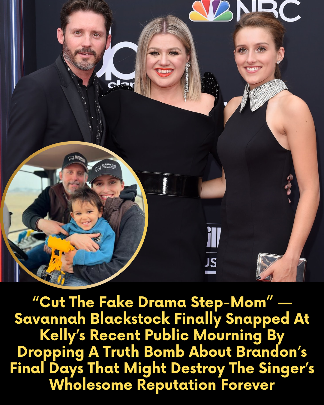 “Cut The Fake Drama Step-Mom” — Savannah Blackstock Finally Snapped At Kelly’s Recent Public Mourning By Dropping A Truth Bomb About Brandon’s Final Days That Might Destroy The Singer’s Wholesome Reputation Forever