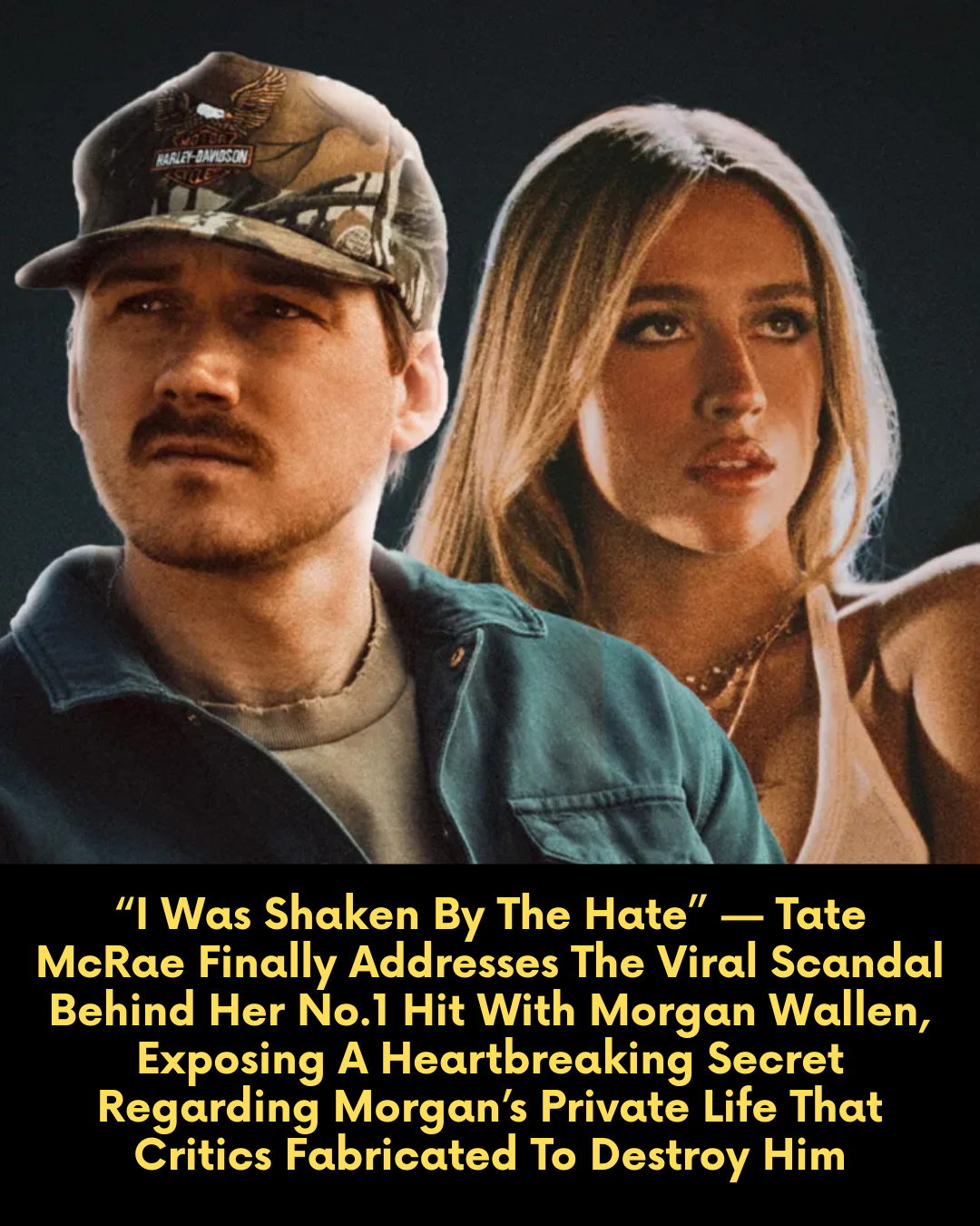 “I Was Shaken By The Hate” — Tate McRae Finally Addresses The Viral Scandal Behind Her No.1 Hit With Morgan Wallen, Exposing A Heartbreaking Secret Regarding Morgan’s Private Life That Critics Fabricated To Destroy Him