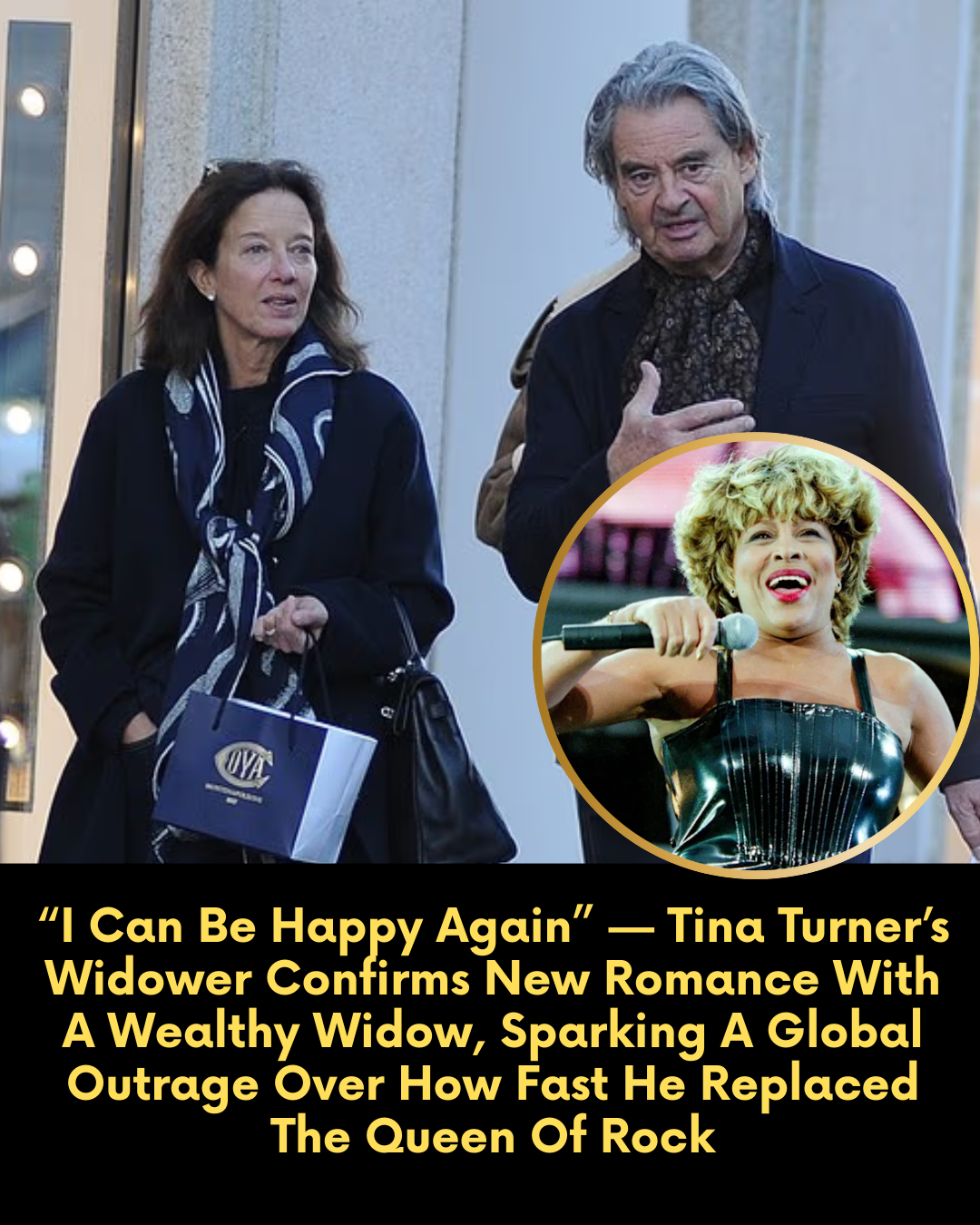 “I Can Be Happy Again” — Tina Turner’s Widower Confirms New Romance With A Wealthy Widow, Sparking A Global Outrage Over How Fast He Replaced The Queen Of Rock