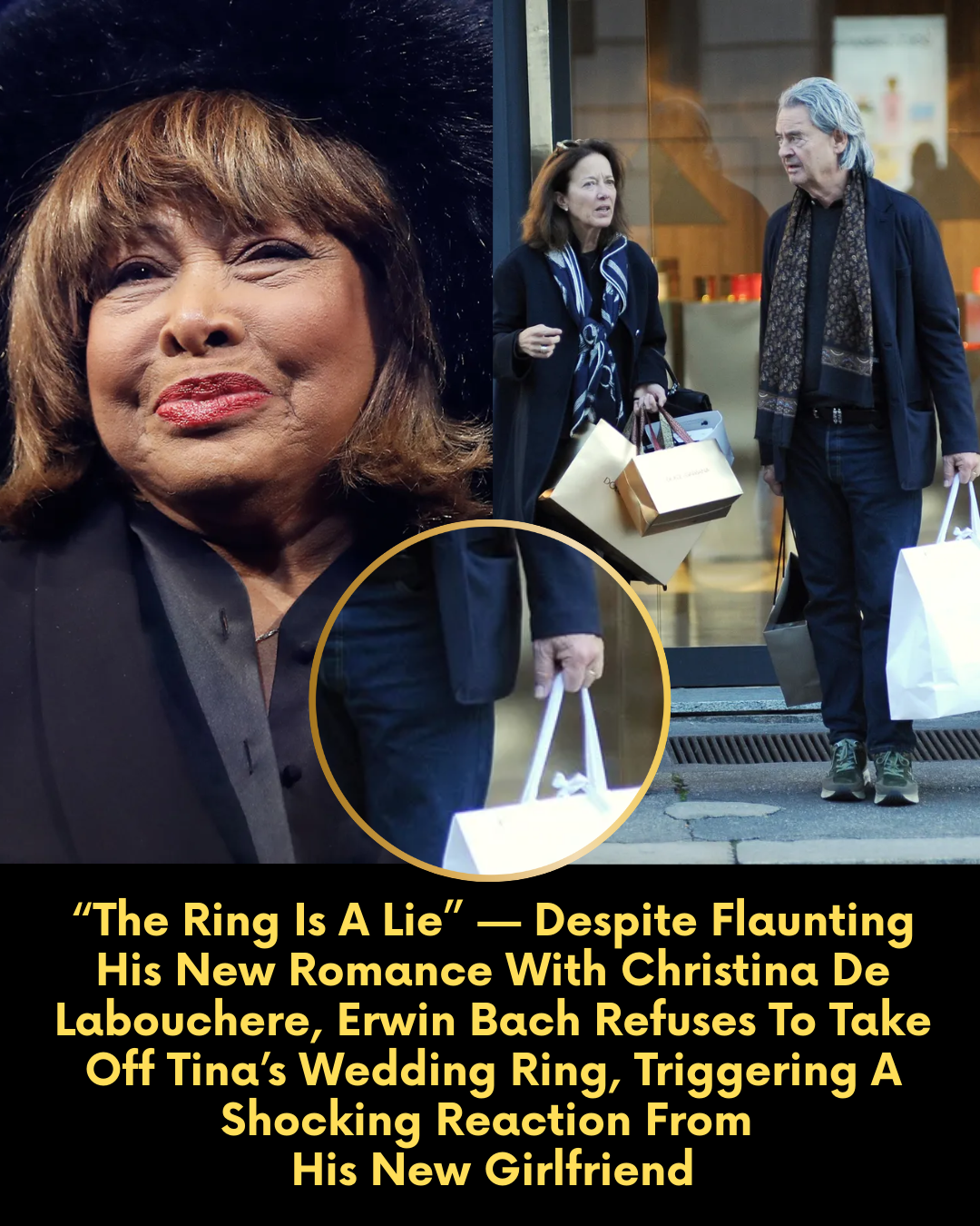 “The Ring Is A Lie” — Despite Flaunting His New Romance With Christina De Labouchere, Erwin Bach Refuses To Take Off Tina’s Wedding Ring, Triggering A Shocking Reaction From His New Girlfriend.