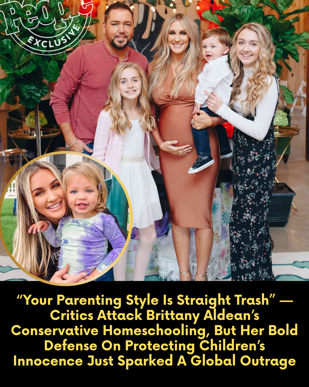 “Your Parenting Style Is Straight Trash” — Critics Attack Brittany Aldean’s Conservative Homeschooling, But Her Bold Defense On Protecting Children’s Innocence Just Sparked A Global Outrage